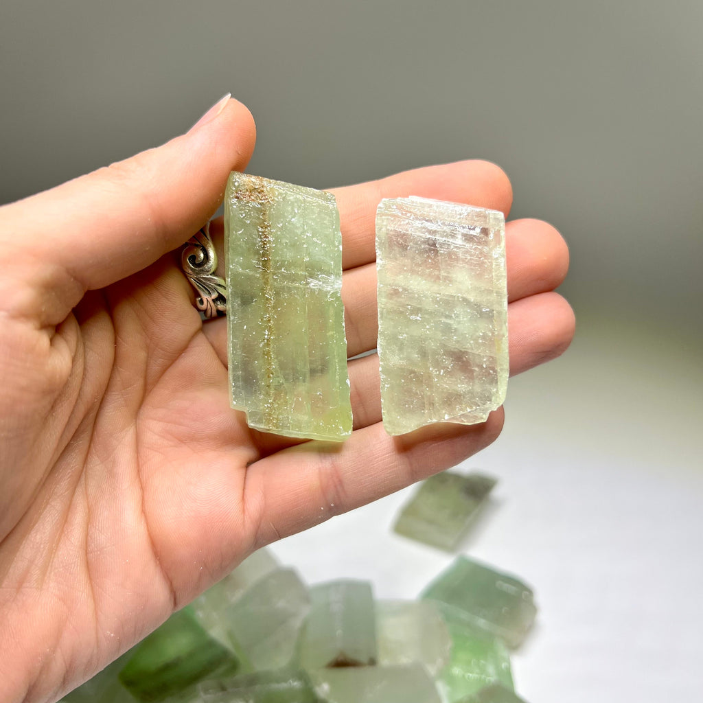 Green Calcite Crystal from Mexico