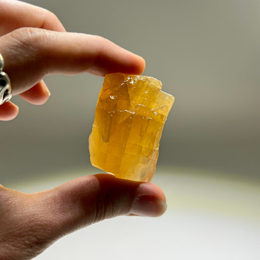 Honey Calcite from Mexico