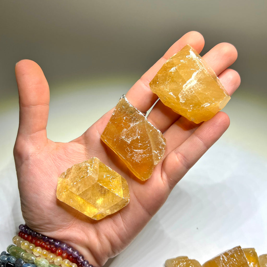 Honey Calcite from Mexico