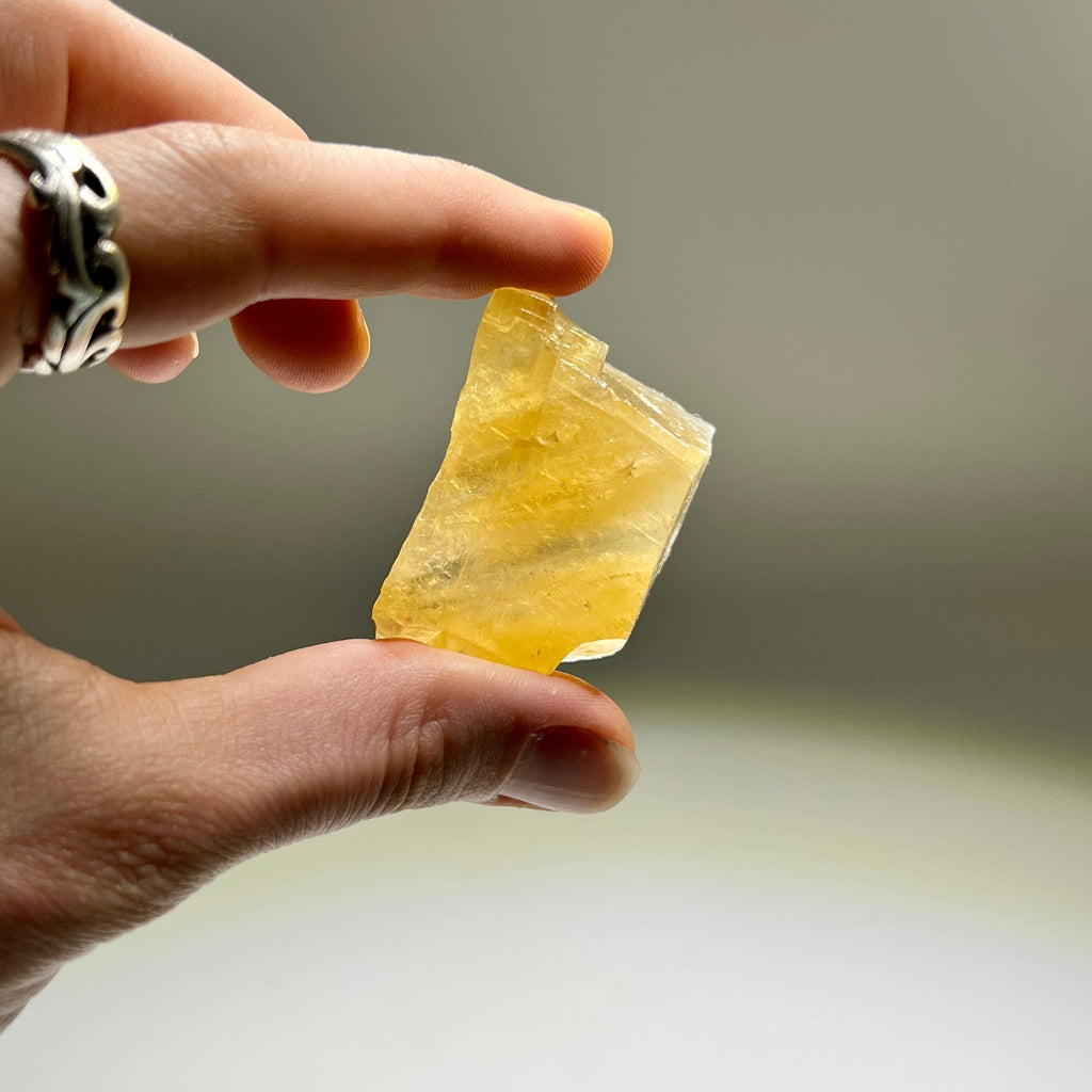 Honey Calcite from Mexico