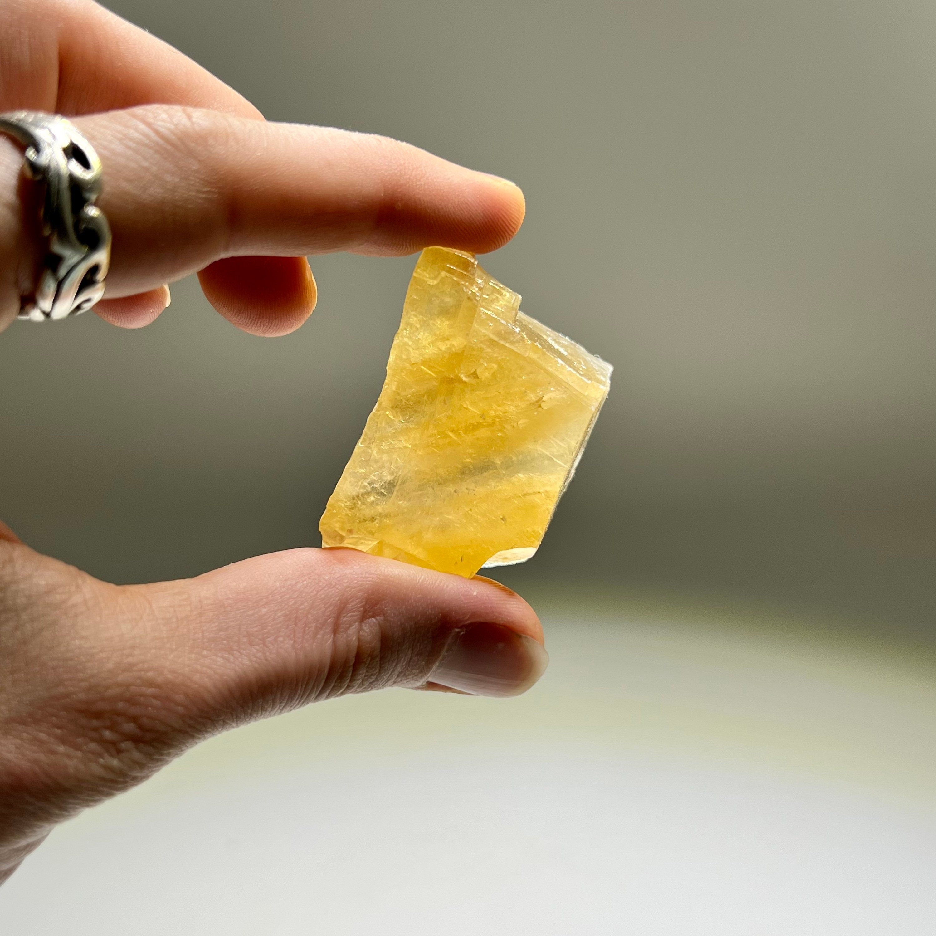Honey Calcite from Mexico