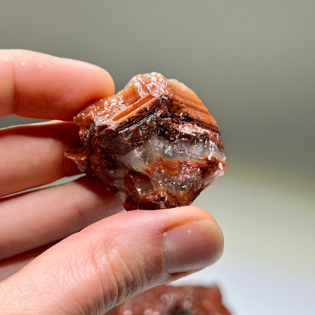 Mahogany Calcite Crystal from Mexico