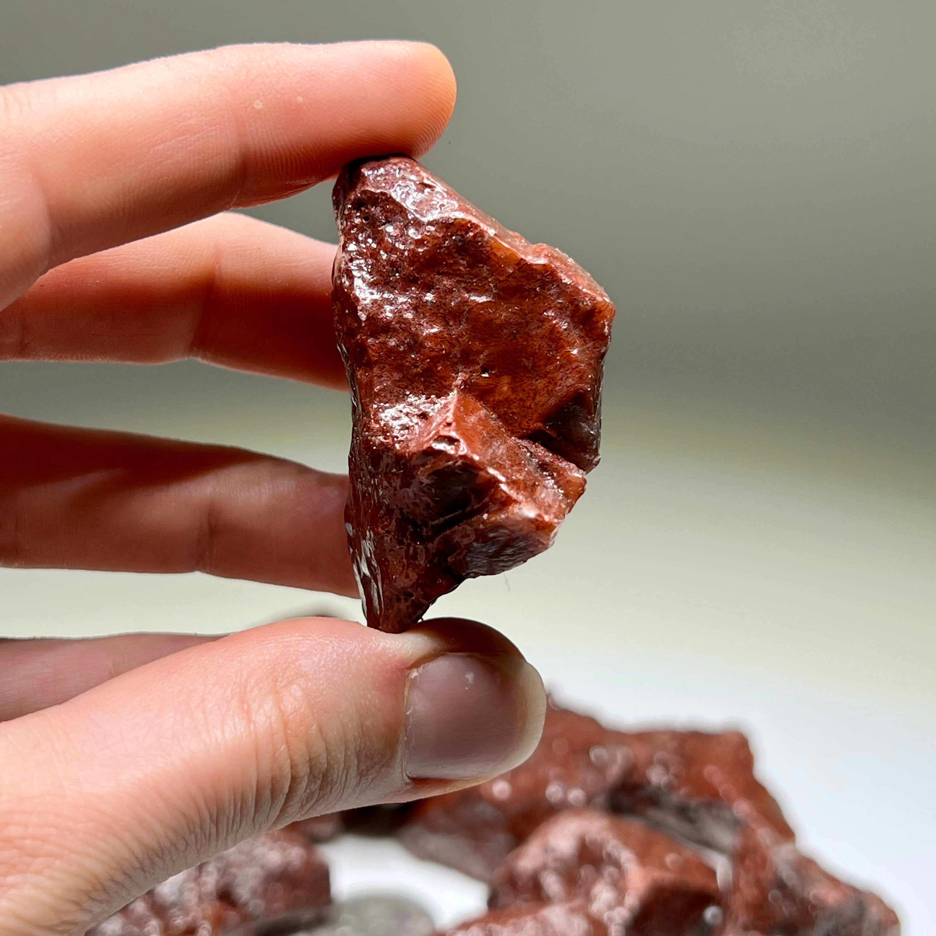 Mahogany Calcite Crystal from Mexico