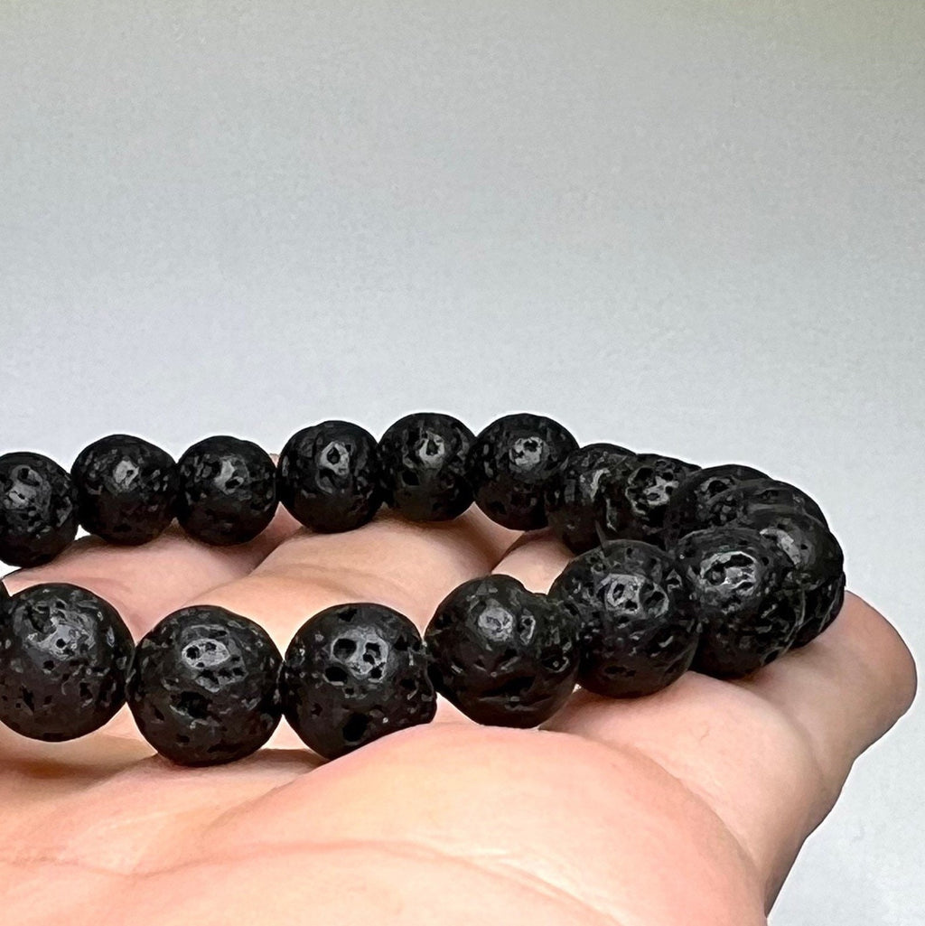 Lava Rock Beaded Bracelet
