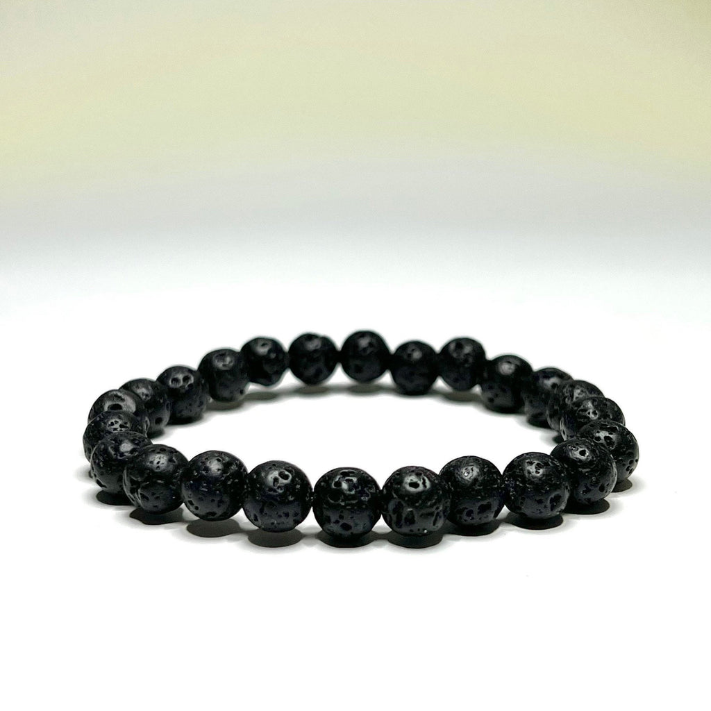 Lava Rock Beaded Bracelet