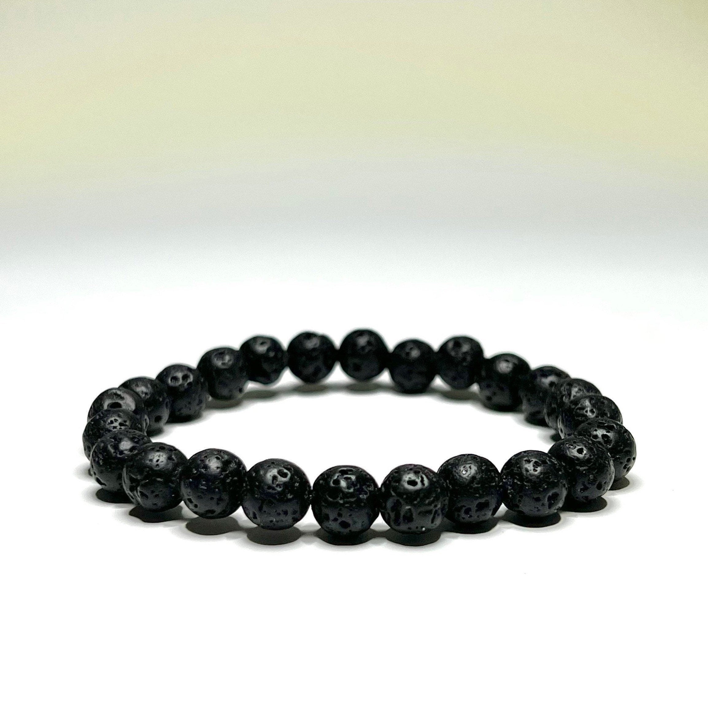 Lava Rock Beaded Bracelet