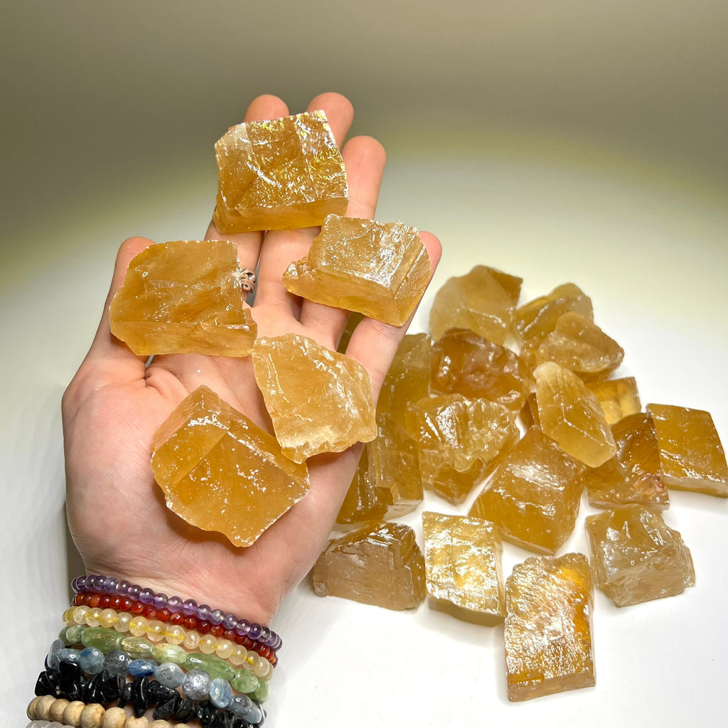 Honey Calcite from Mexico