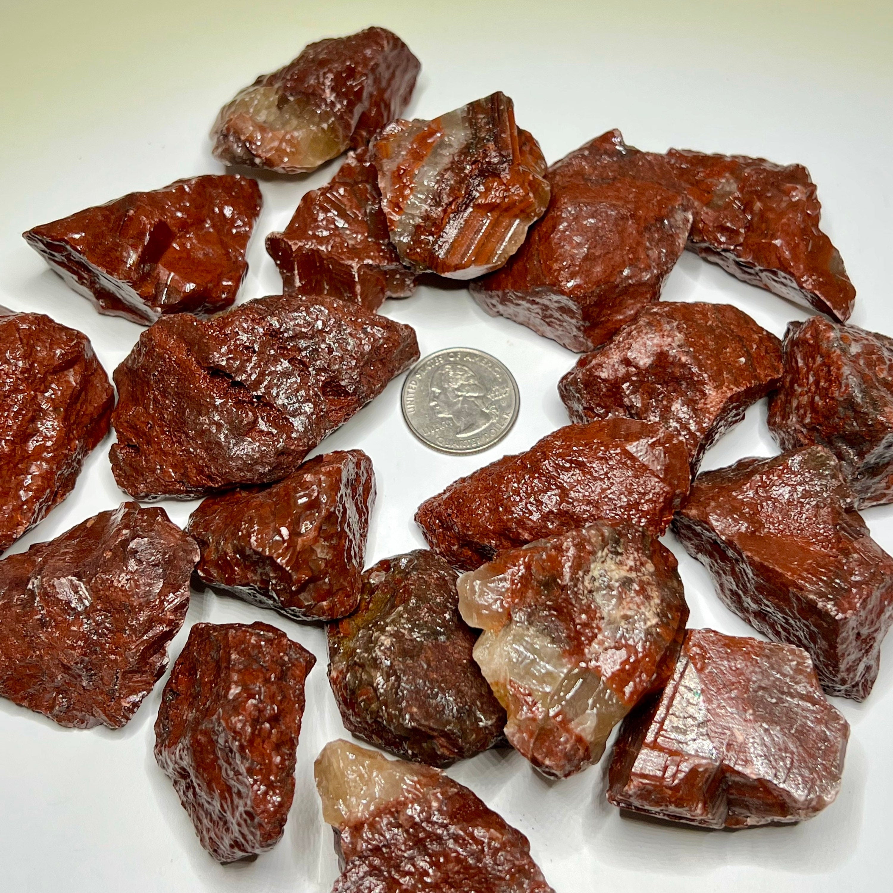 Mahogany Calcite Crystal from Mexico