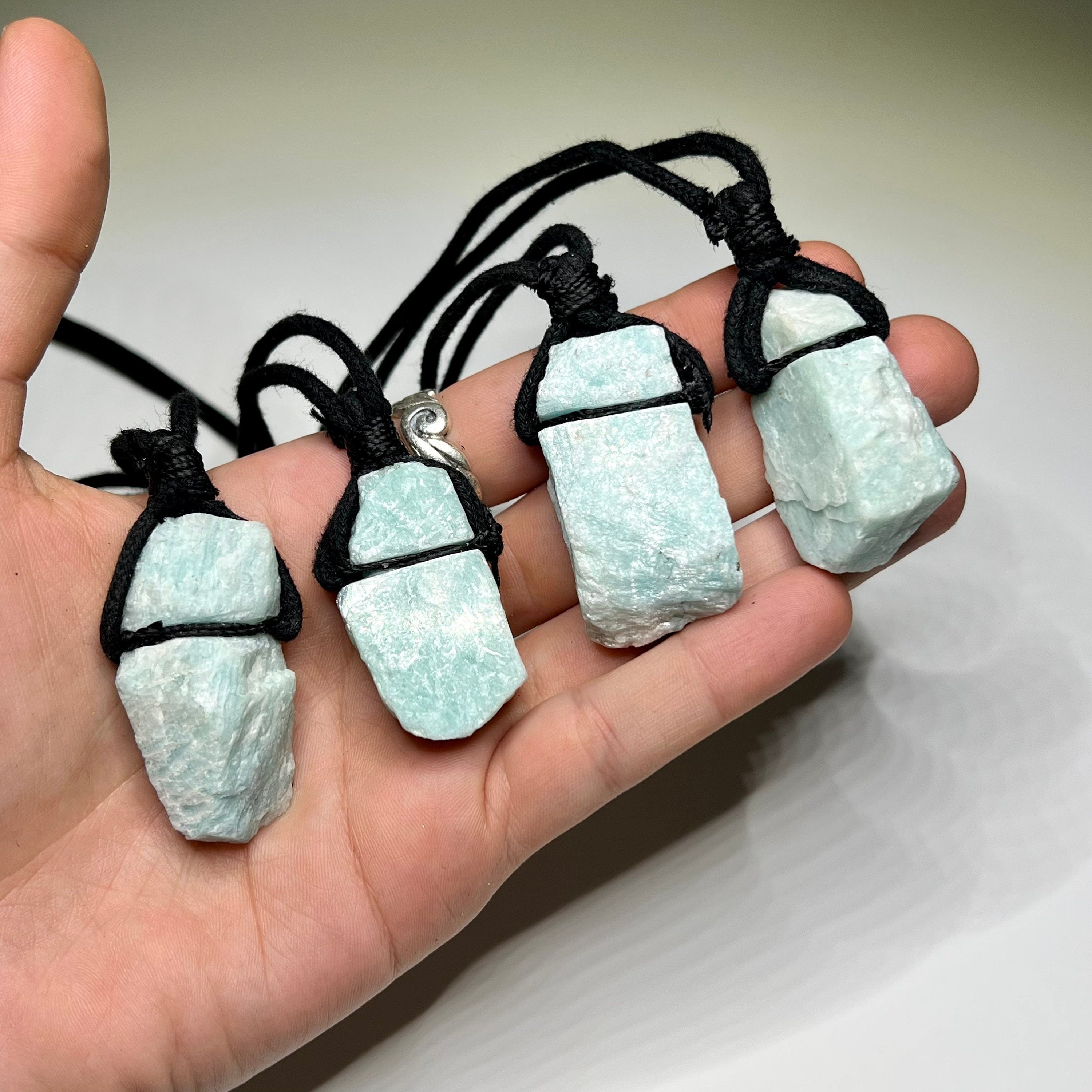 Amazonite Crystal Necklace