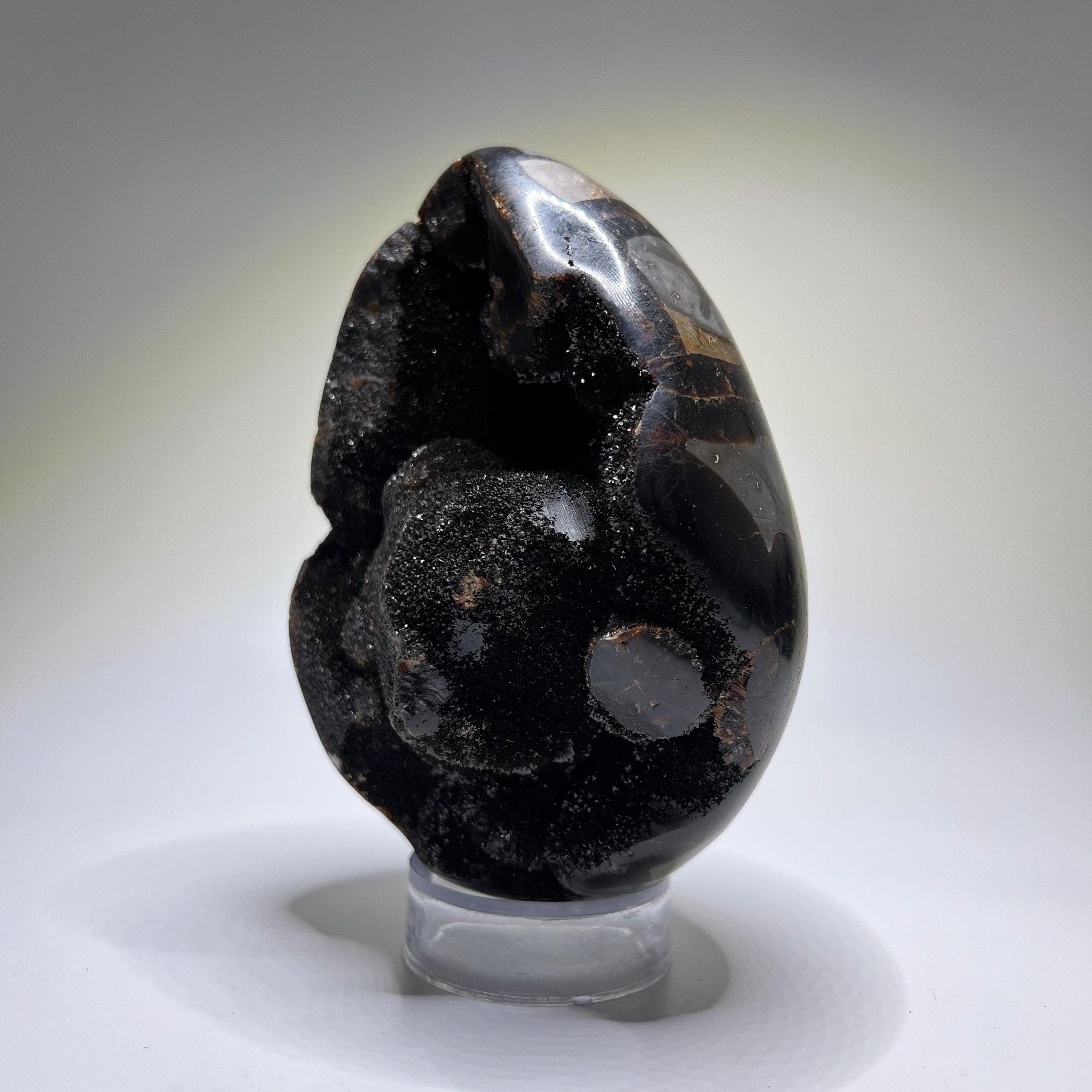 Septarian Crystal Egg