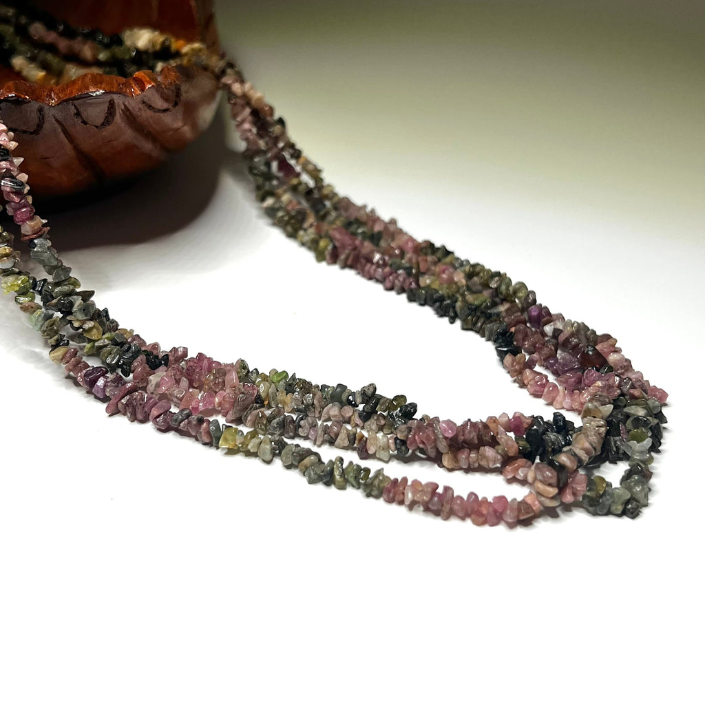 Tourmaline Crystal Chips Necklace