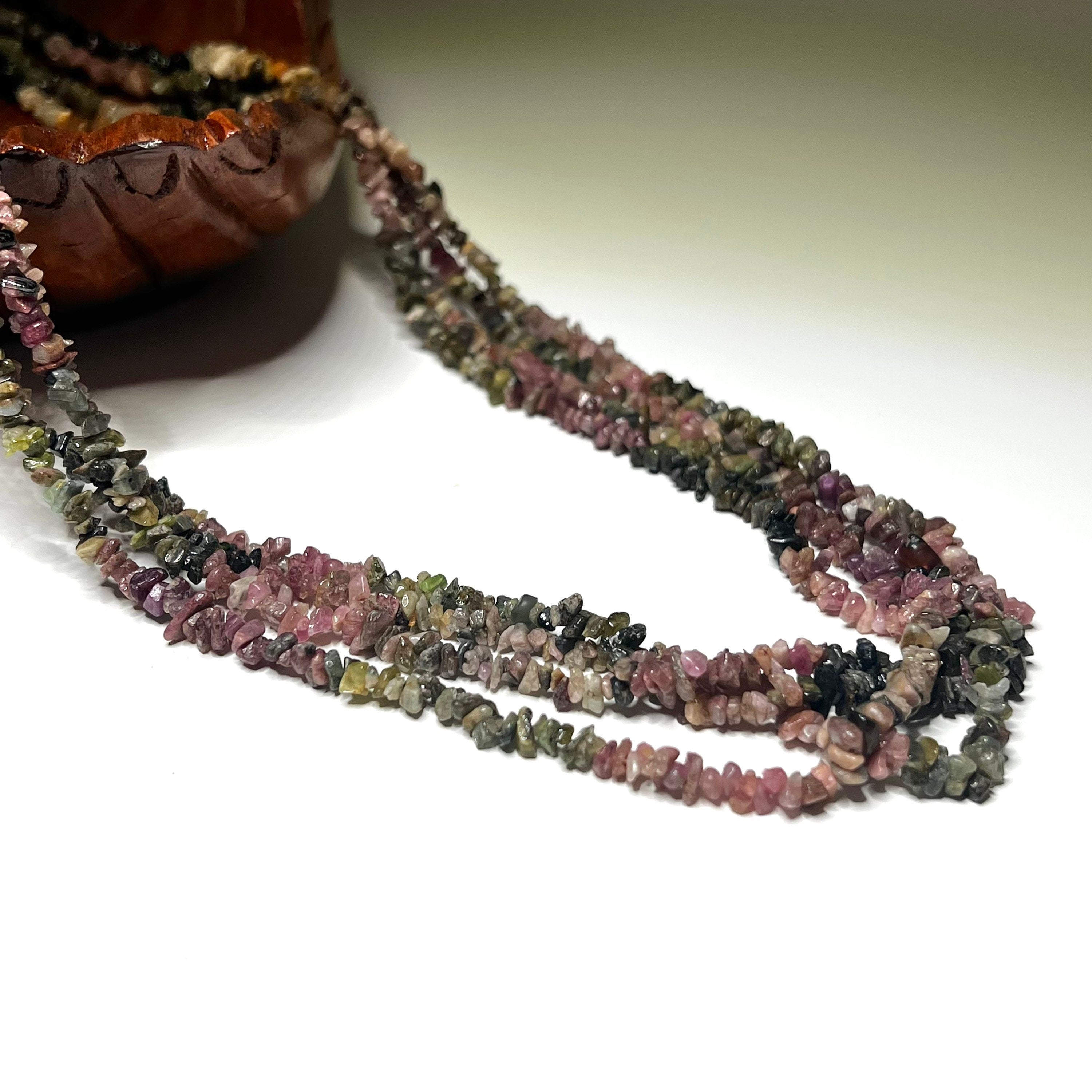 Tourmaline Crystal Chips Necklace