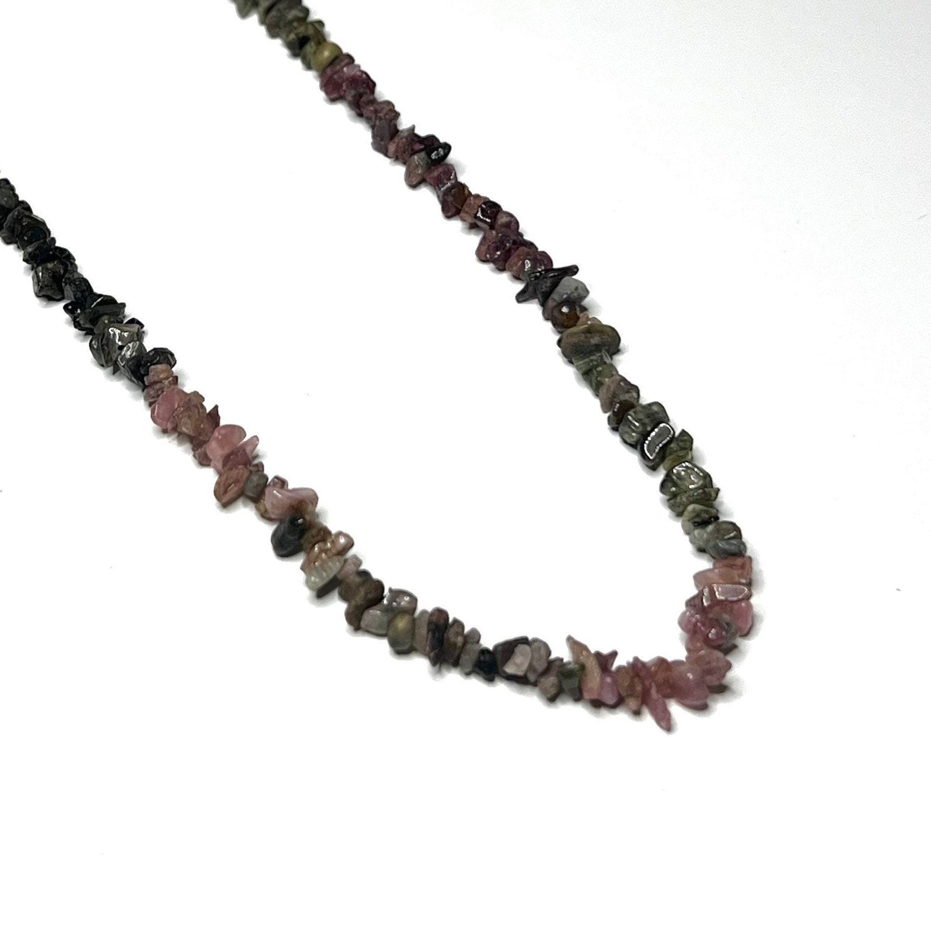 Tourmaline Crystal Chips Necklace