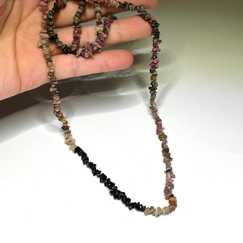 Tourmaline Crystal Chips Necklace