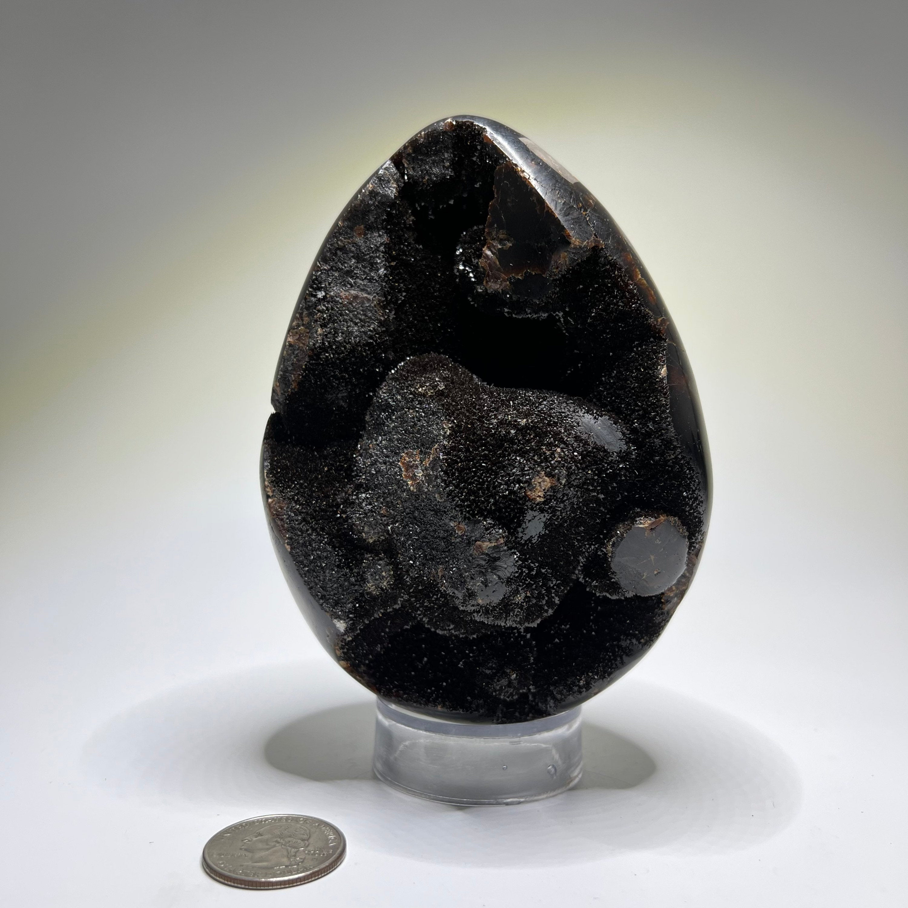 Septarian Crystal Egg