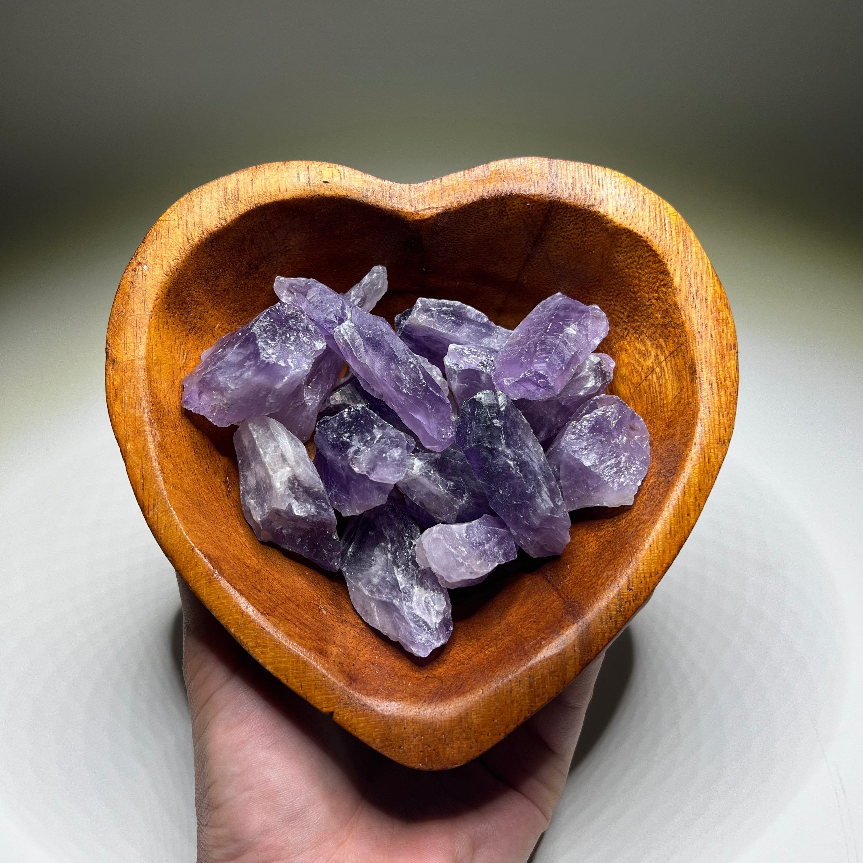 Handmade Heart Shaped Wood Bowl – Trinket Dish, Jewelry Holder