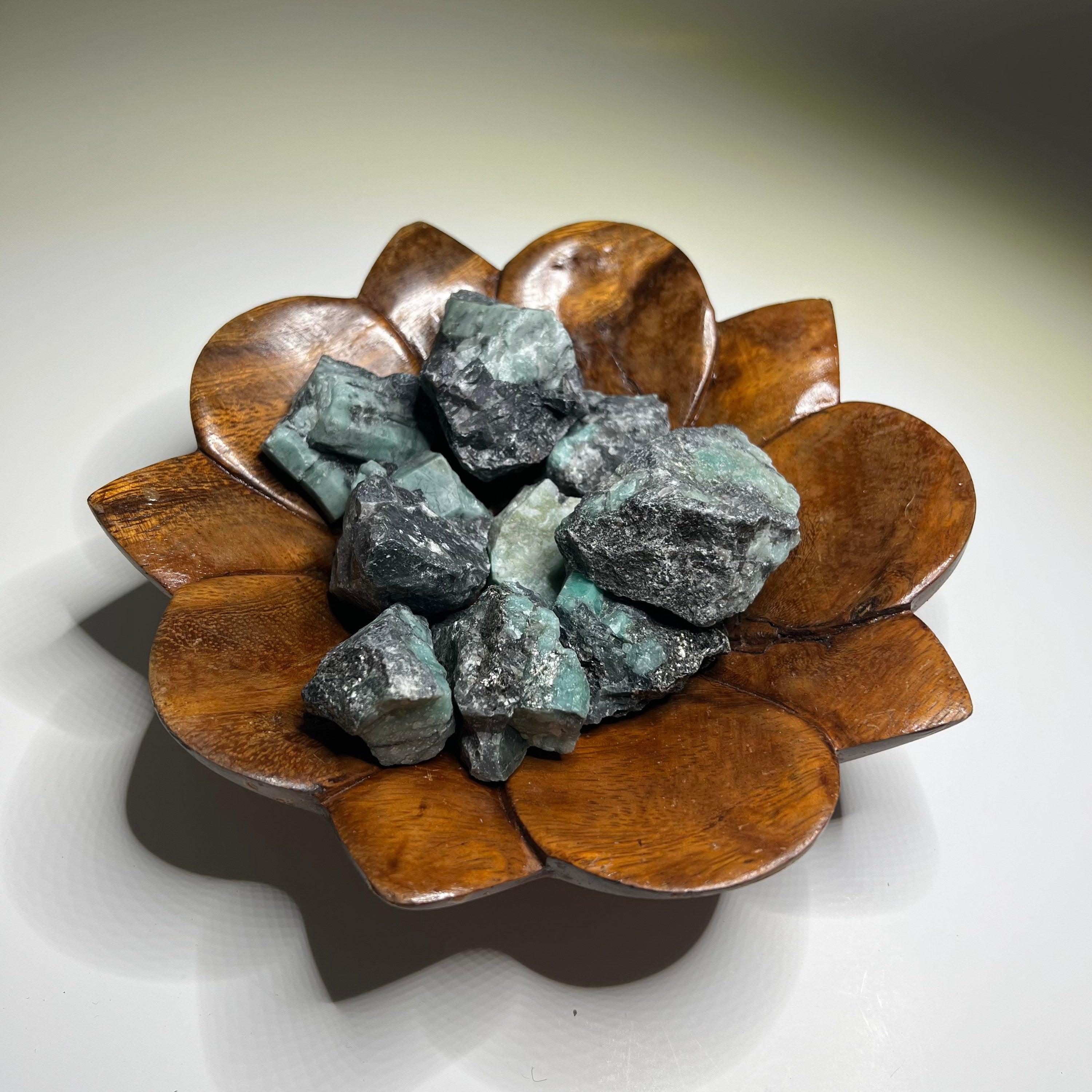 Lotus Flower Wooden Bowl