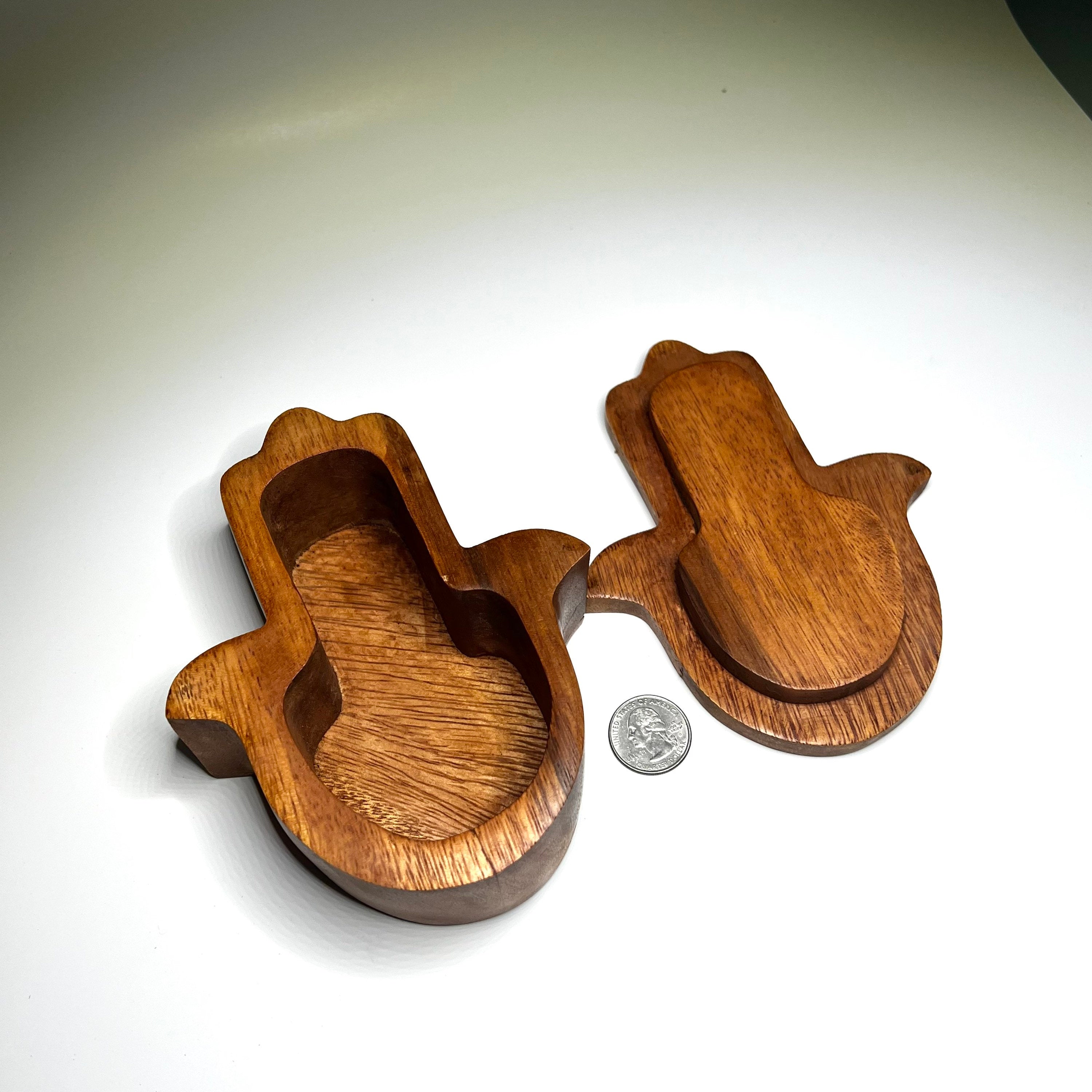 Hamsa Hand Wooden Keepsake Box