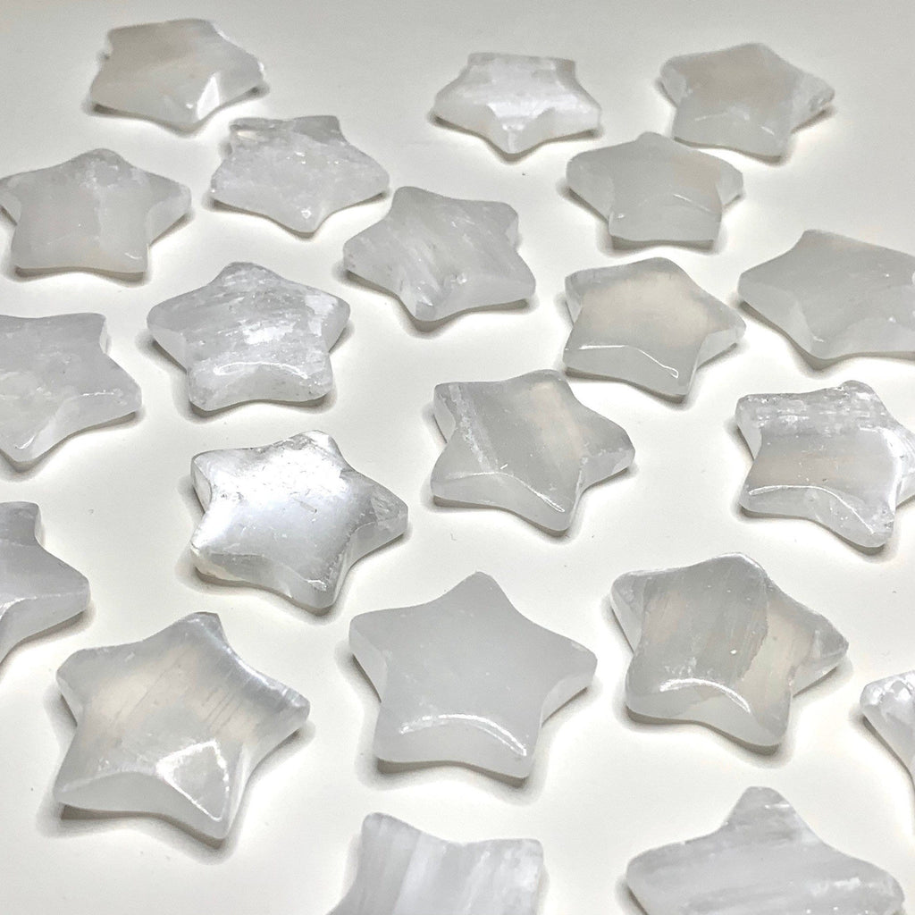 Selenite Crystal Pocket Stone