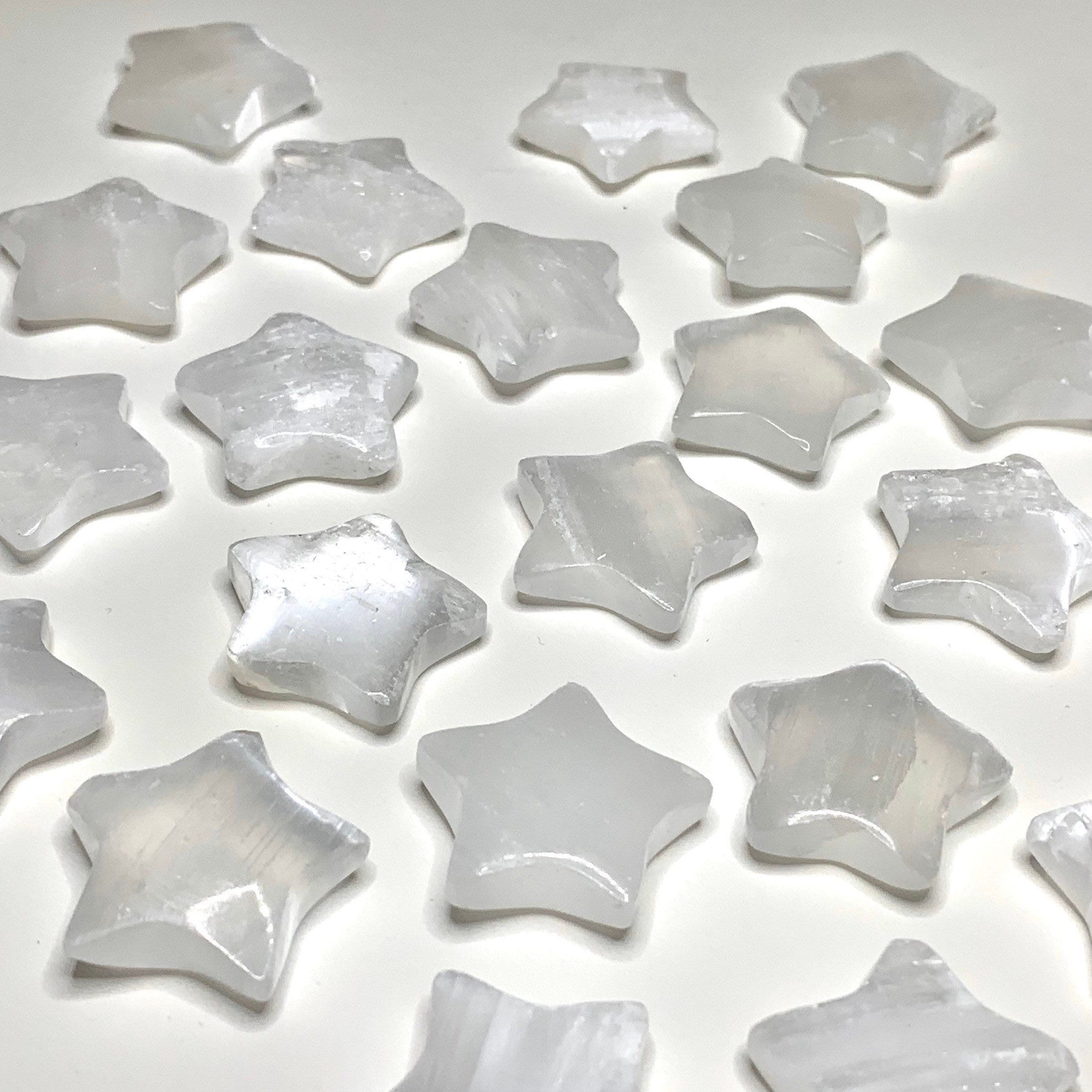 Selenite Crystal Pocket Stone