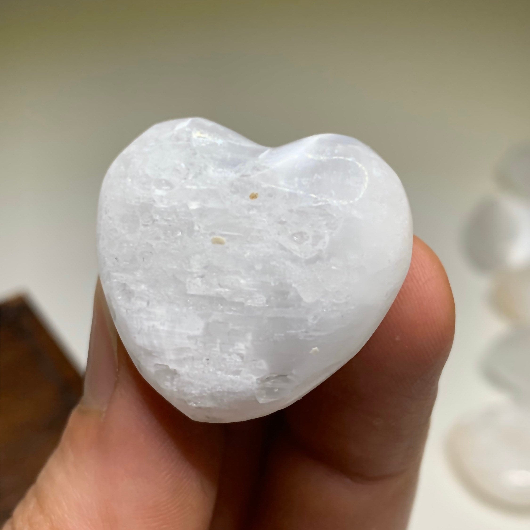 Selenite Crystal Pocket Stone