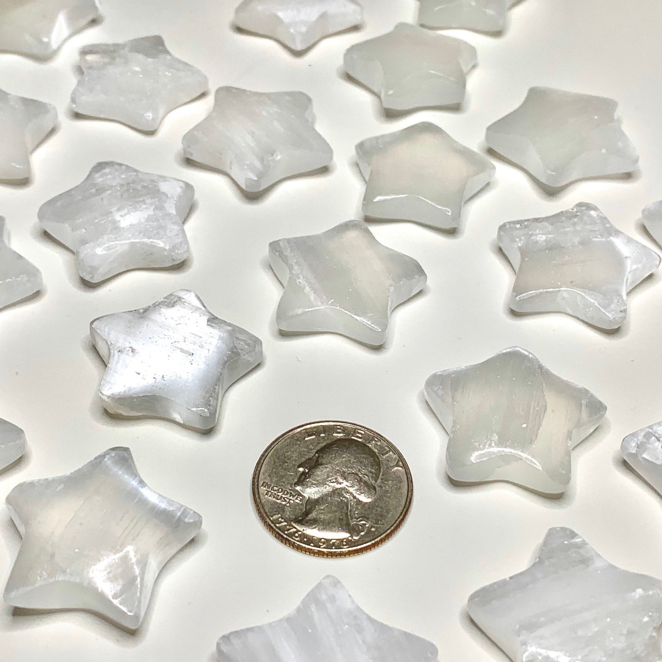 Selenite Crystal Pocket Stone