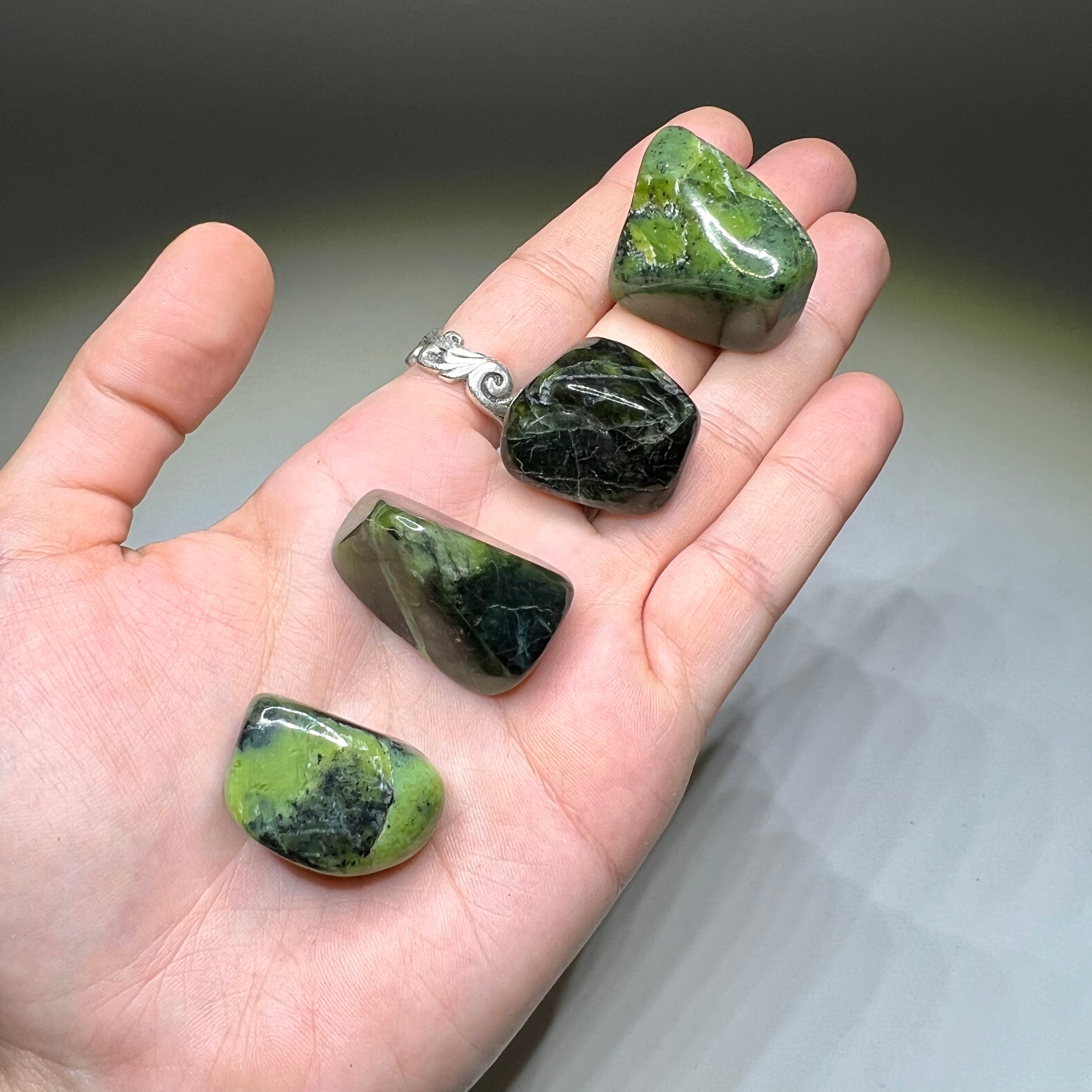 Nephrite Jade Tumble Stone