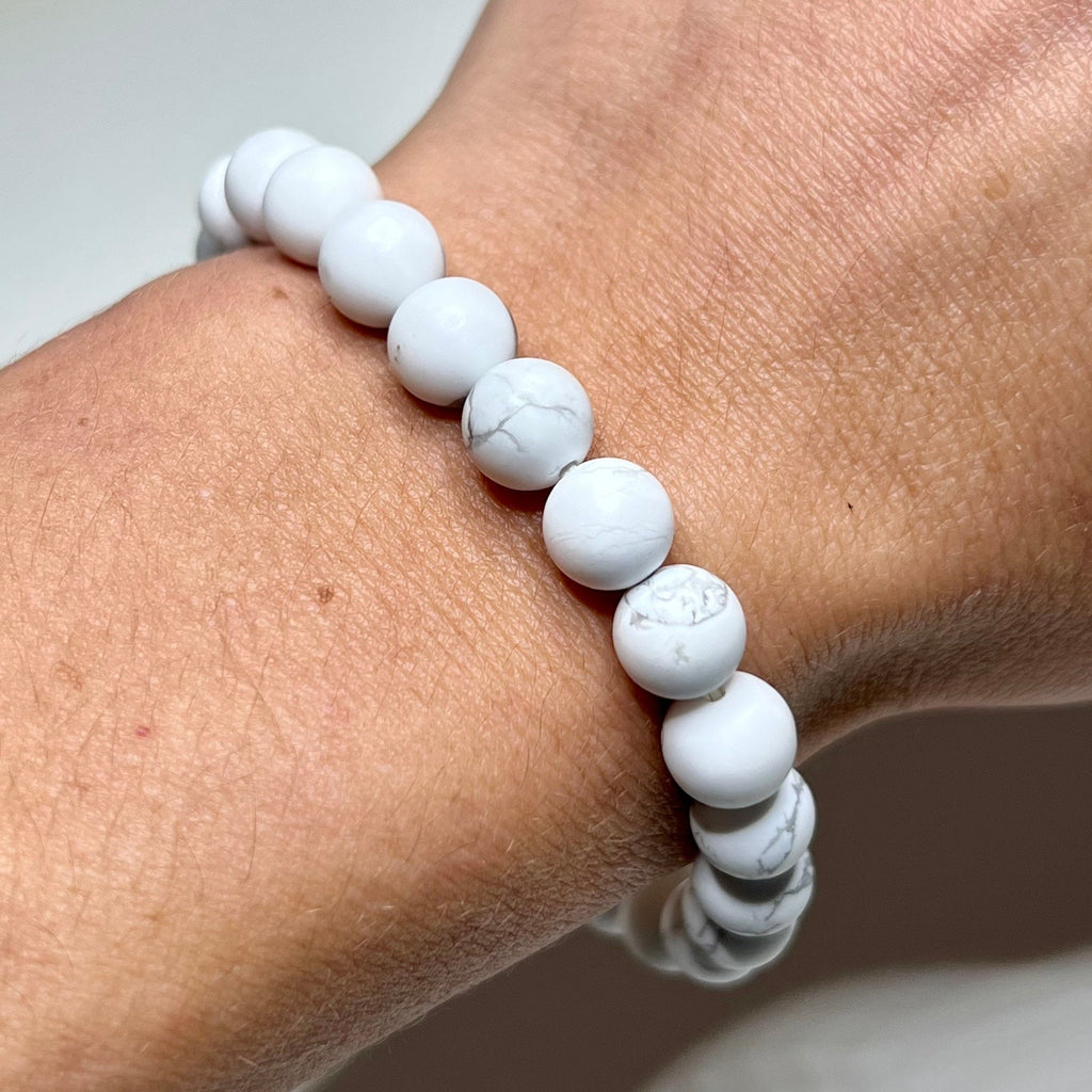 Howlite Crystal Bracelet: Calming Gemstone Beads