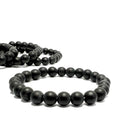 Black Onyx Crystal Bracelet: Matte Gemstone Beaded Bracelet