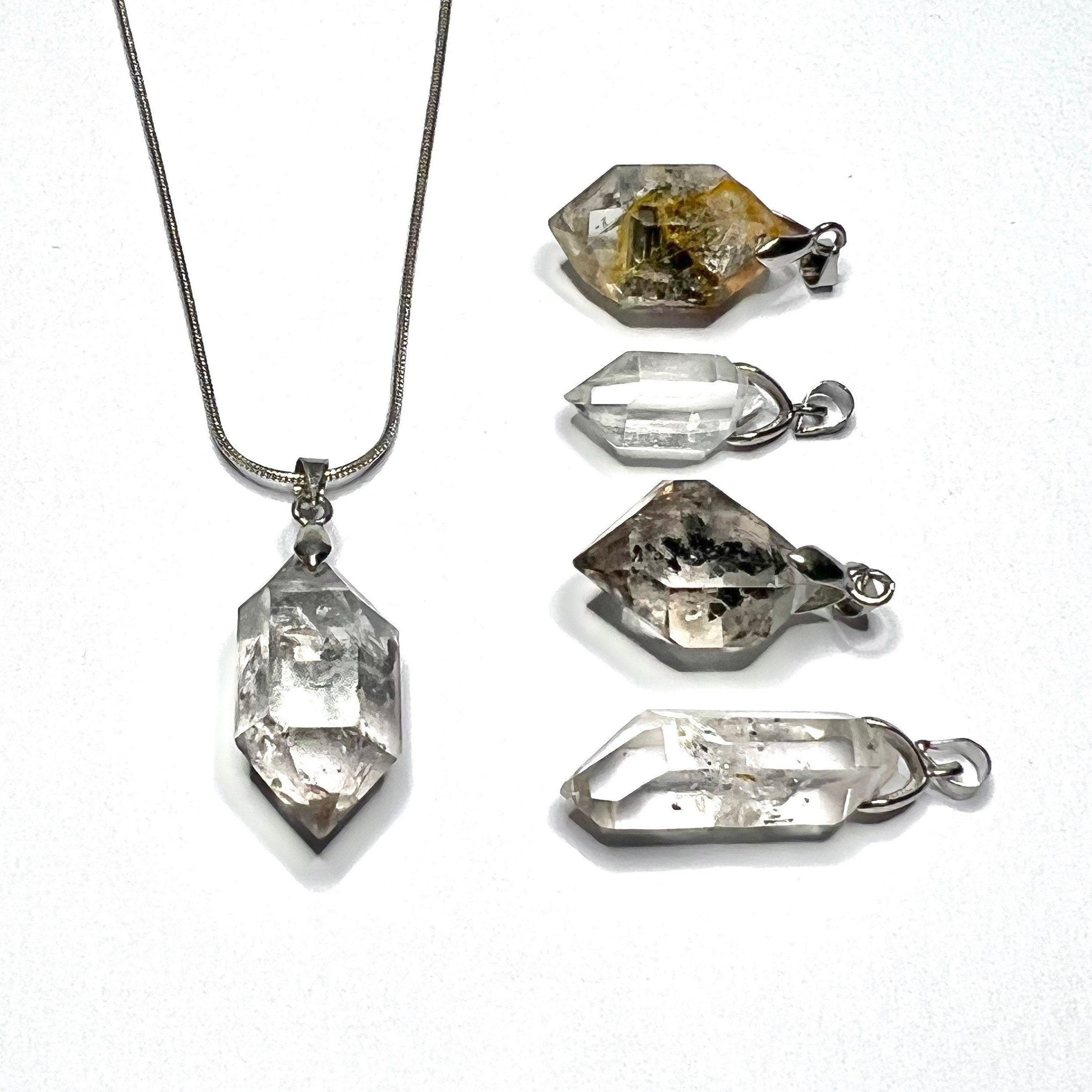 Herkimer Diamond Pendant Necklace