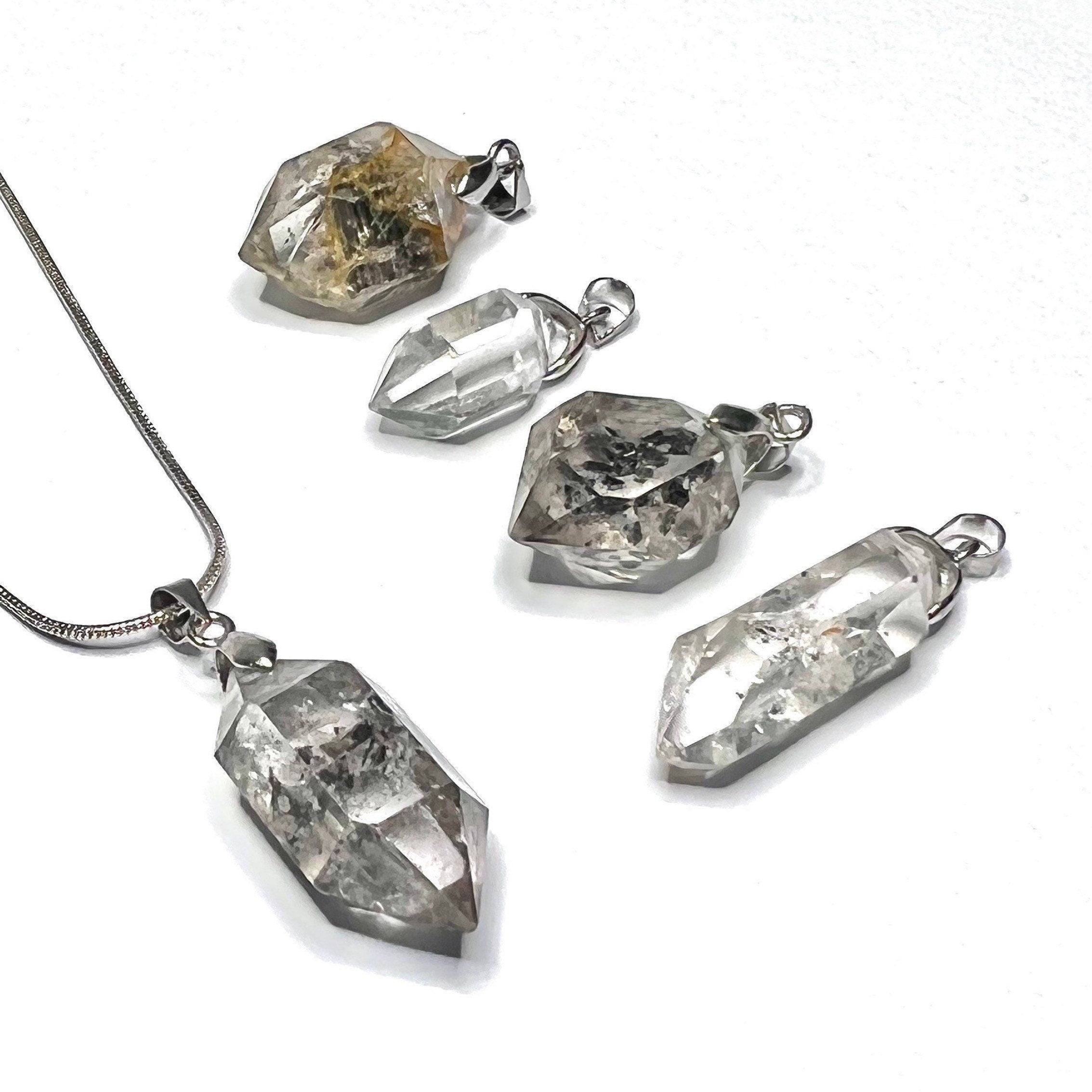 Herkimer Diamond Pendant Necklace