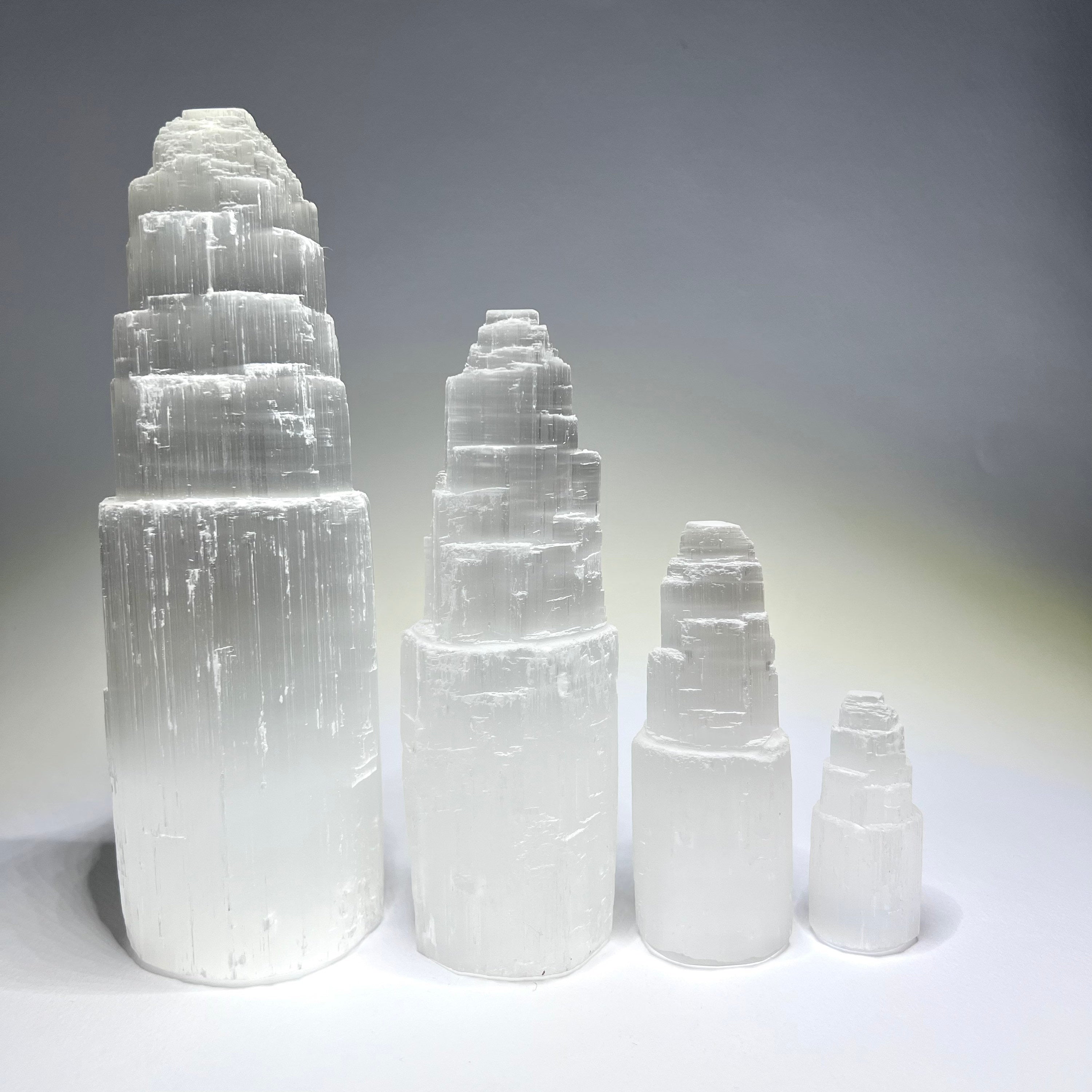 Selenite Crystal Towers -  2, 4, 6 and 8 inches