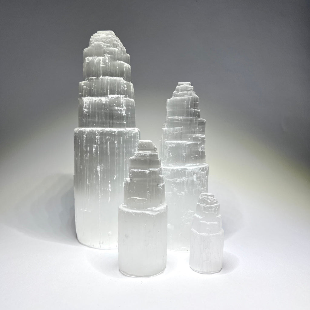 Selenite Crystal Towers -  2, 4, 6 and 8 inches