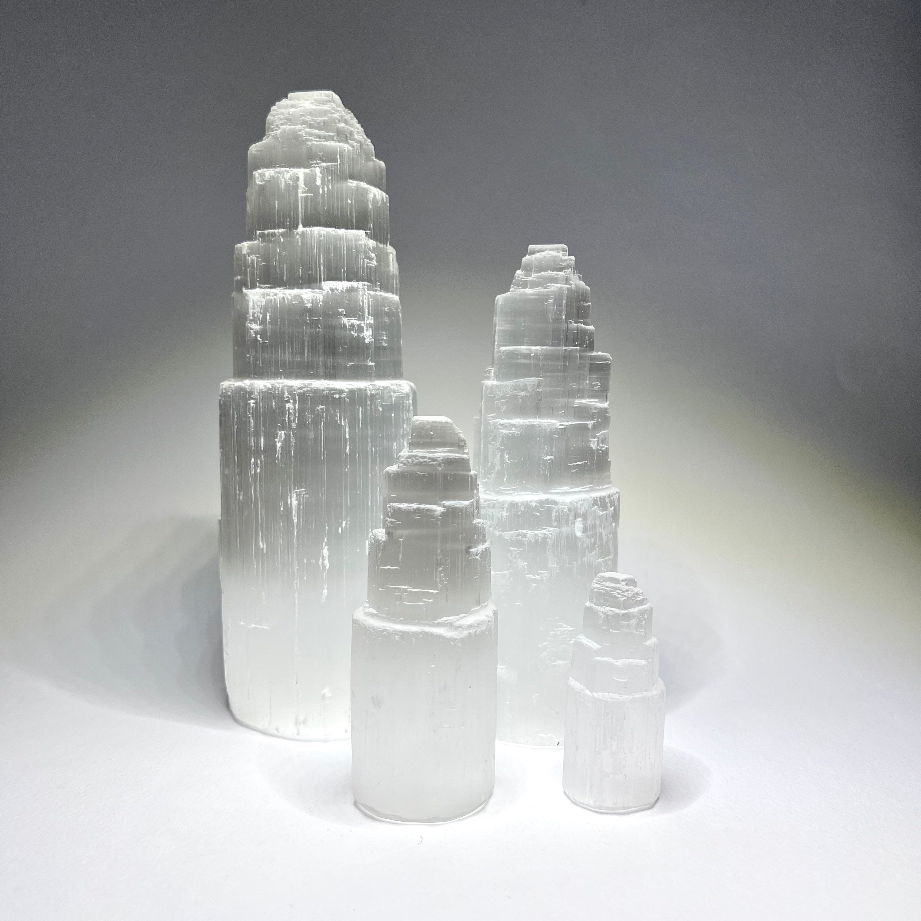 Selenite Crystal Towers -  2, 4, 6 and 8 inches