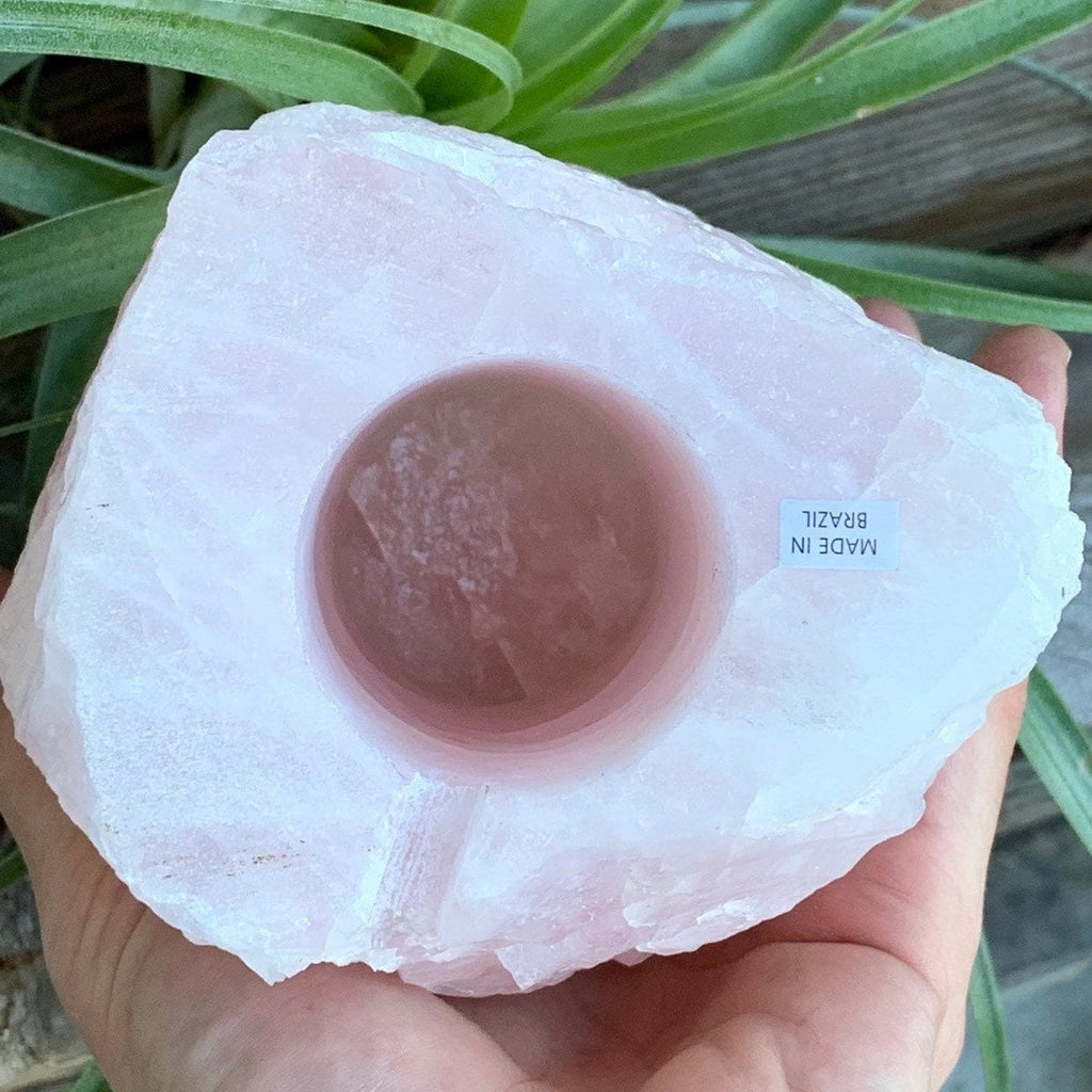 Rose Quartz Crystal Lamp, Rose Quartz Lamp with Polished Point