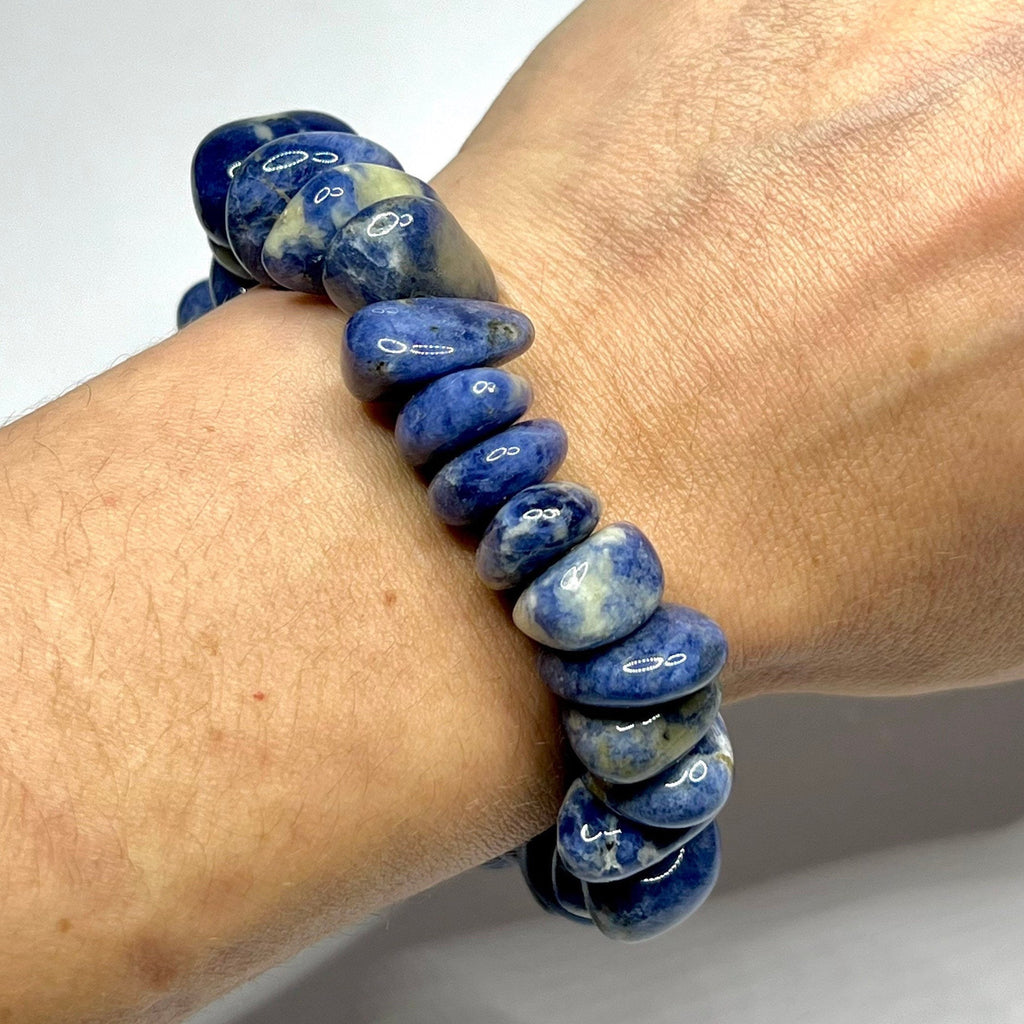 Sodalite Heishi Bead Bracelet