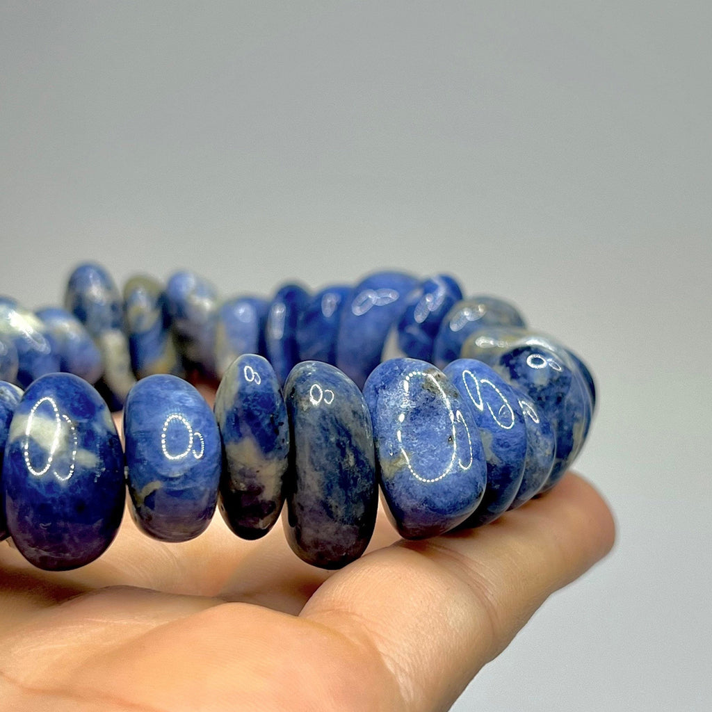 Sodalite Heishi Bead Bracelet