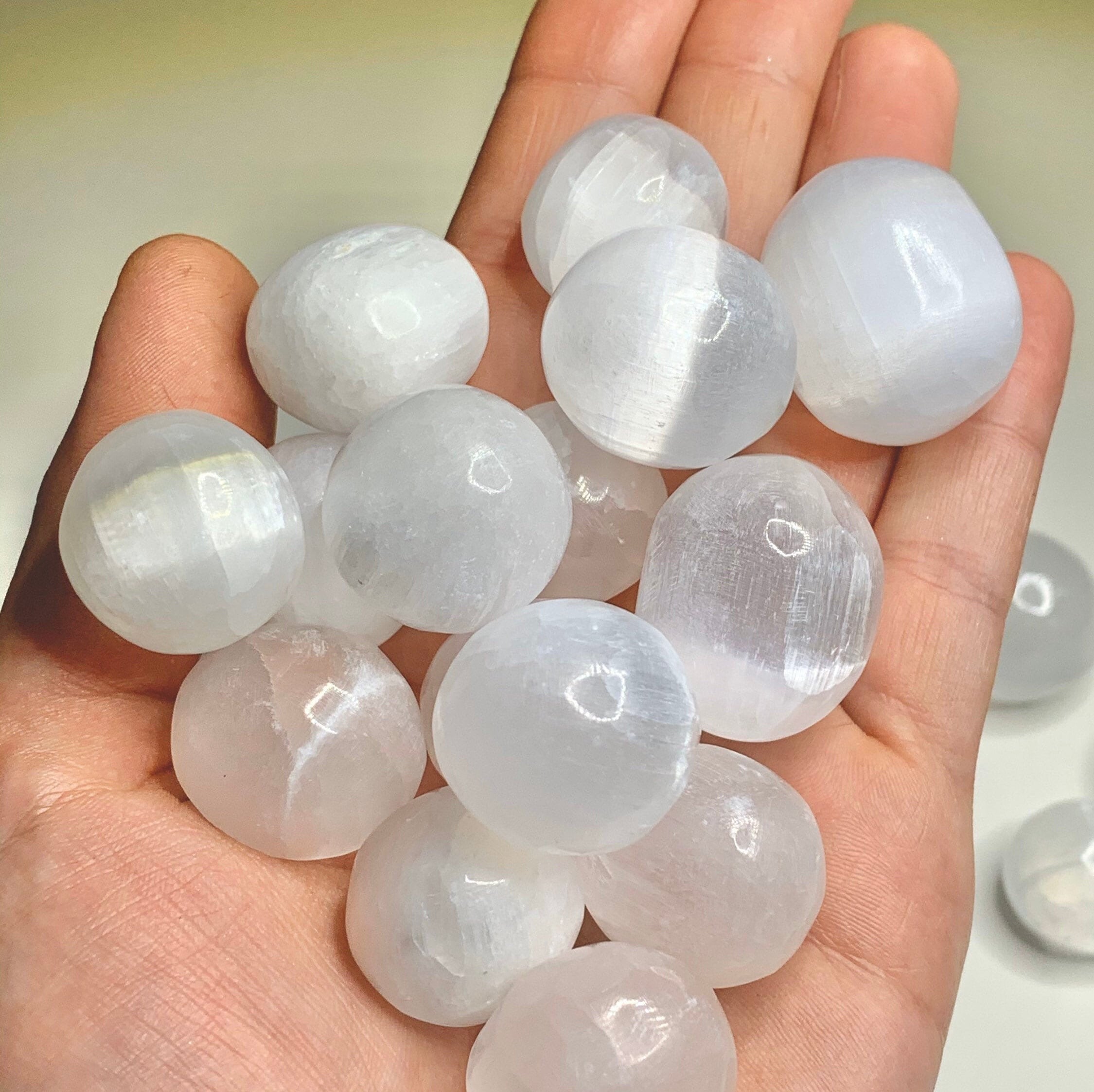 Selenite Tumble Stone