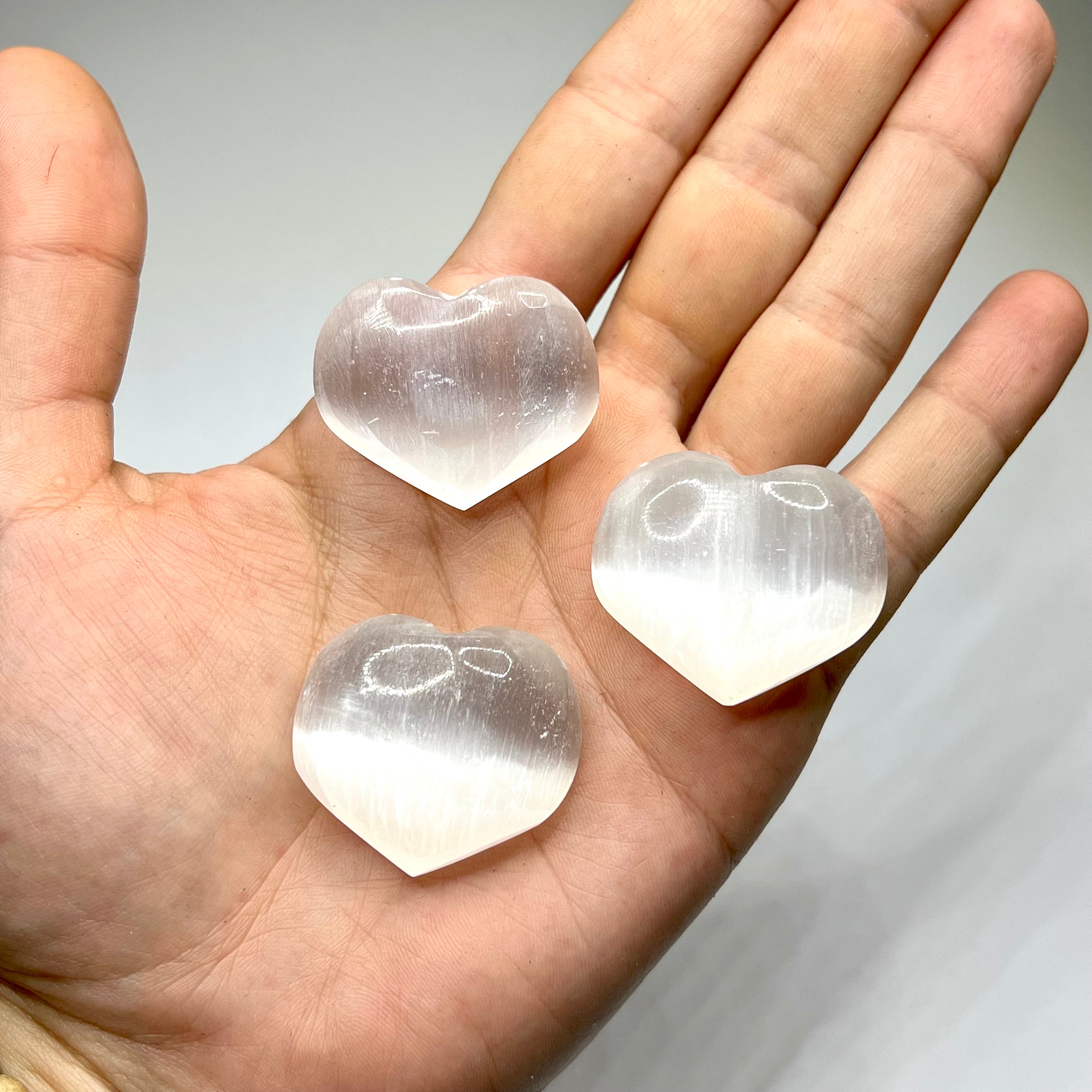 Selenite Crystal Pocket Stone