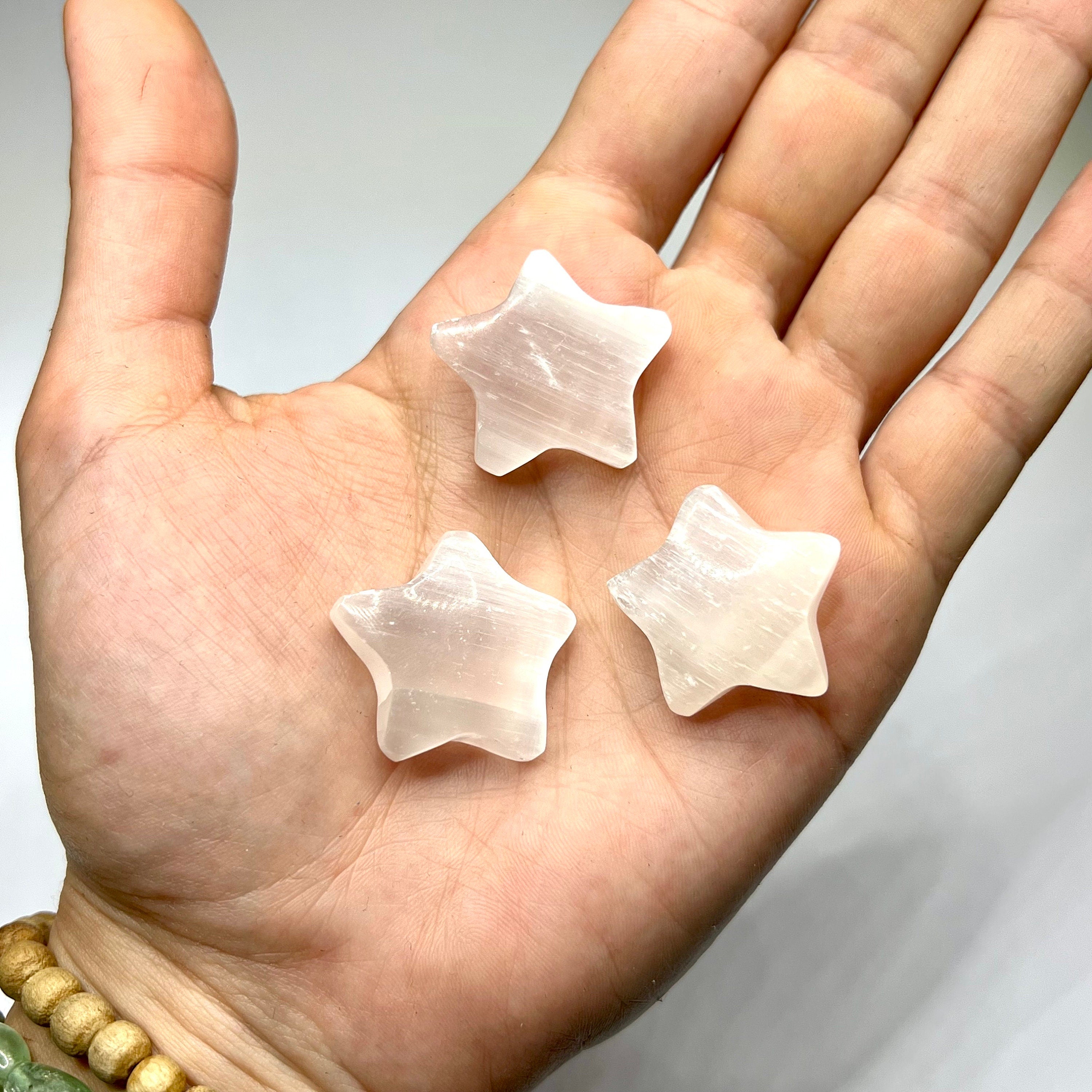 Selenite Crystal Pocket Stone