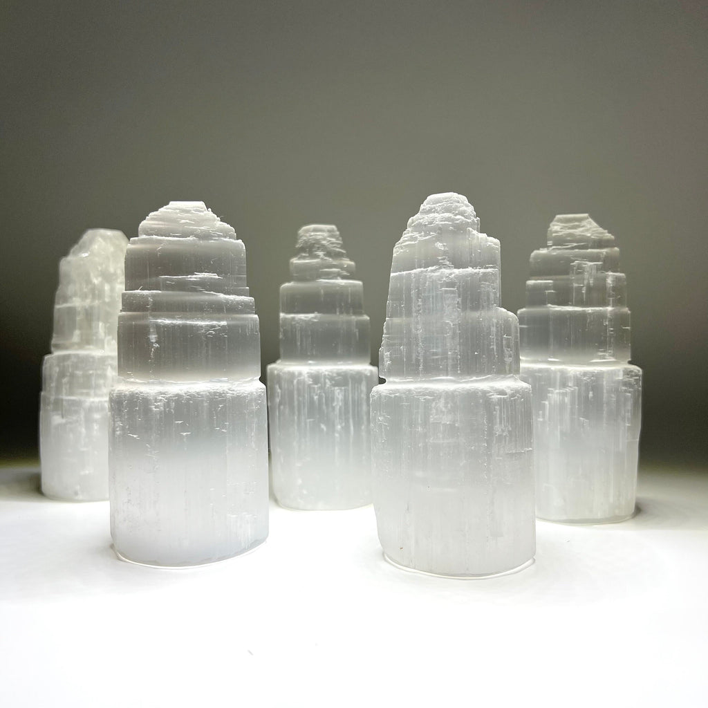 Selenite Crystal Towers -  2, 4, 6 and 8 inches