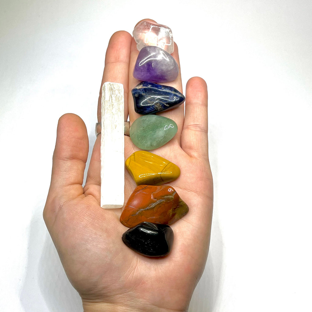 Chakra Stones 8 Piece Crystal Set