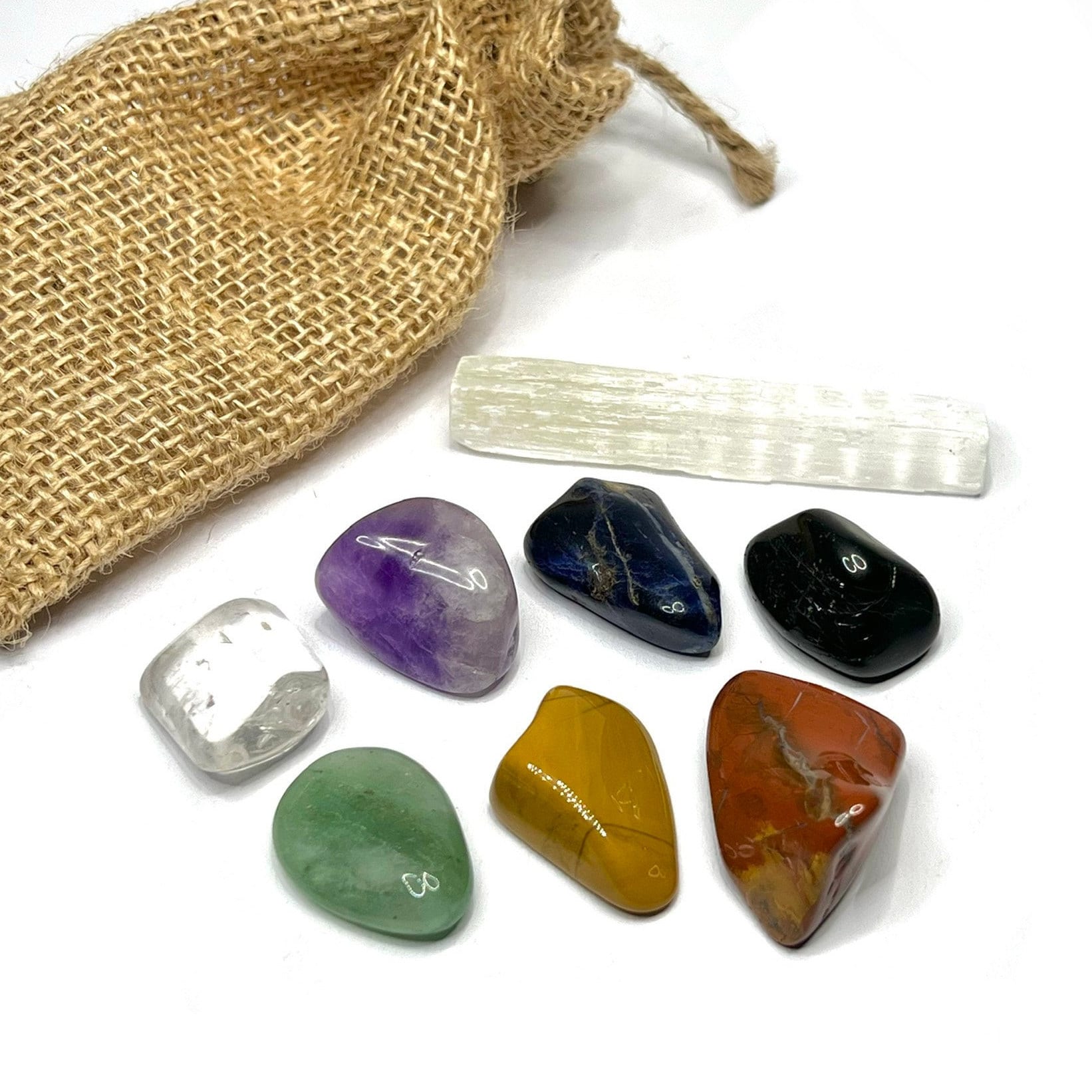 Chakra Stones 8 Piece Crystal Set