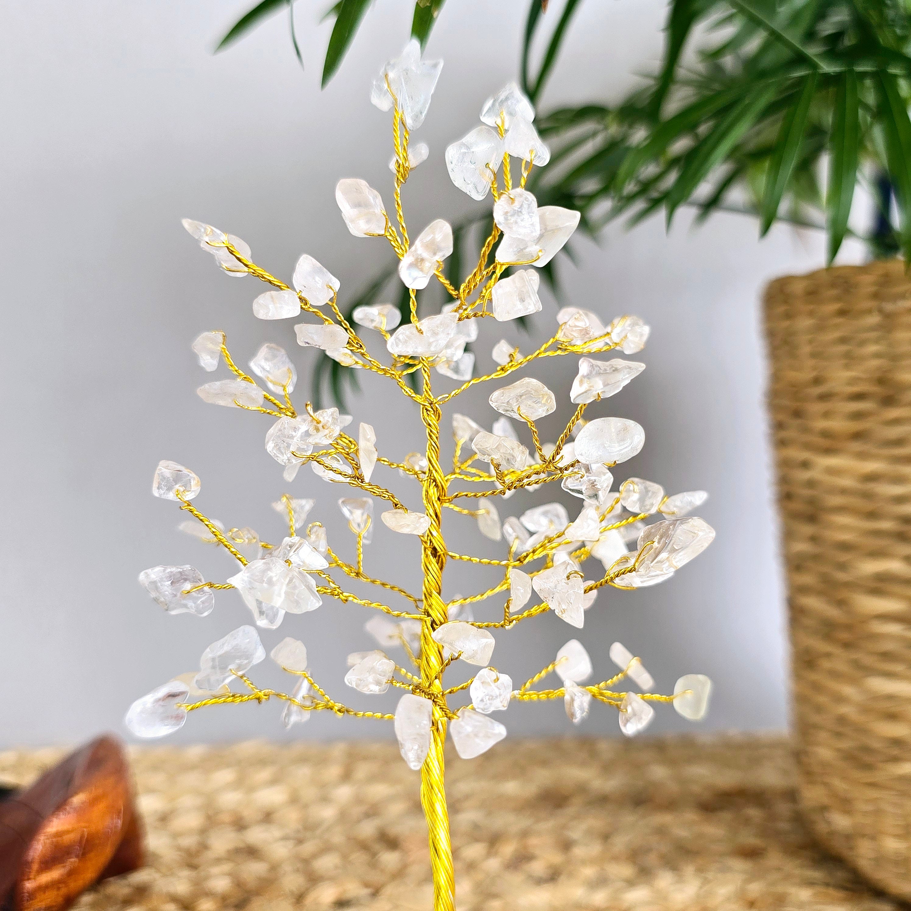 Clear Quartz Crystal Tree: Himalayan Quartz Cluster Base