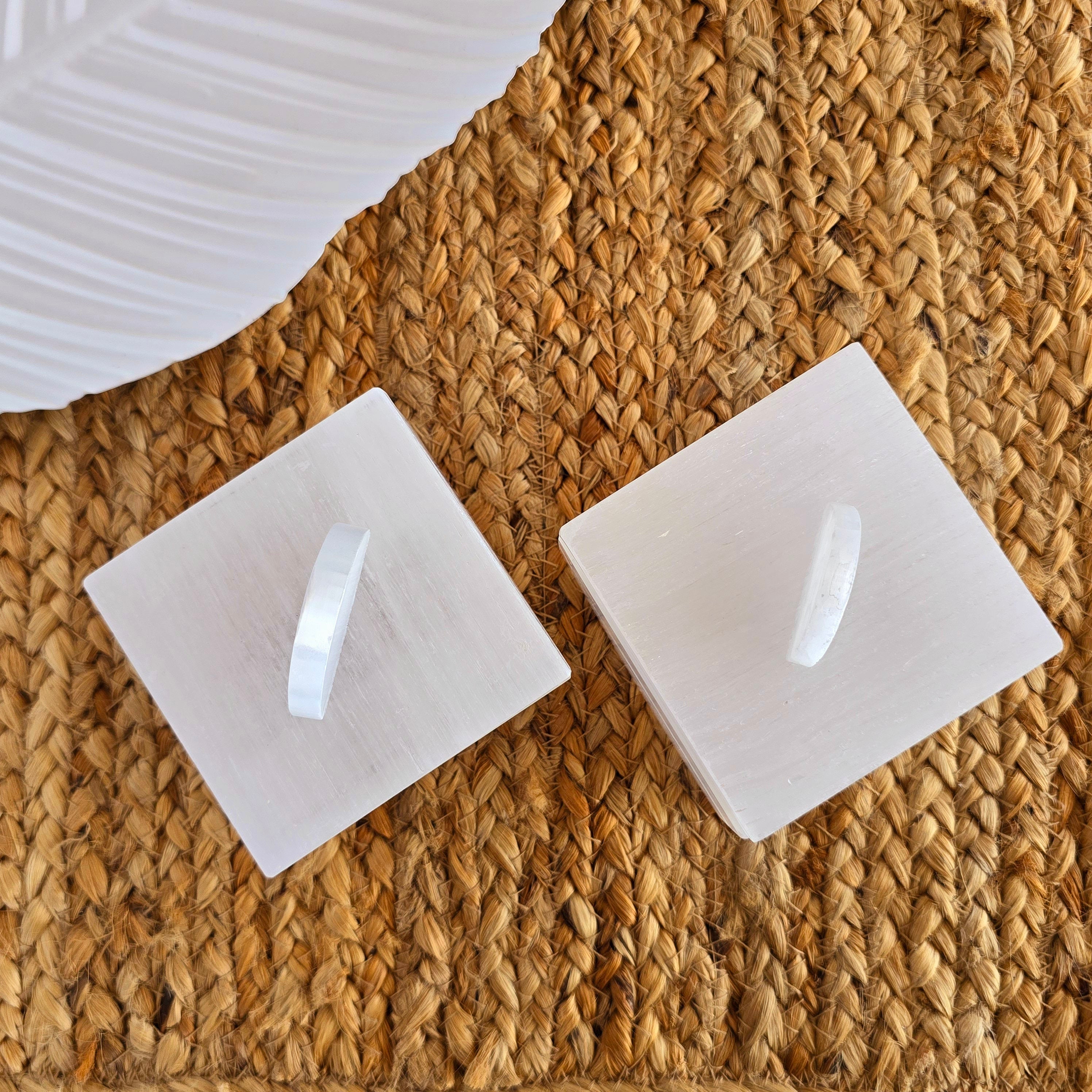 Handmade Moroccan Selenite Crystal Charging Jewelry Box