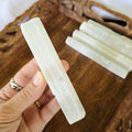 Selenite Sticks, 5" Raw Selenite Crystal Wand