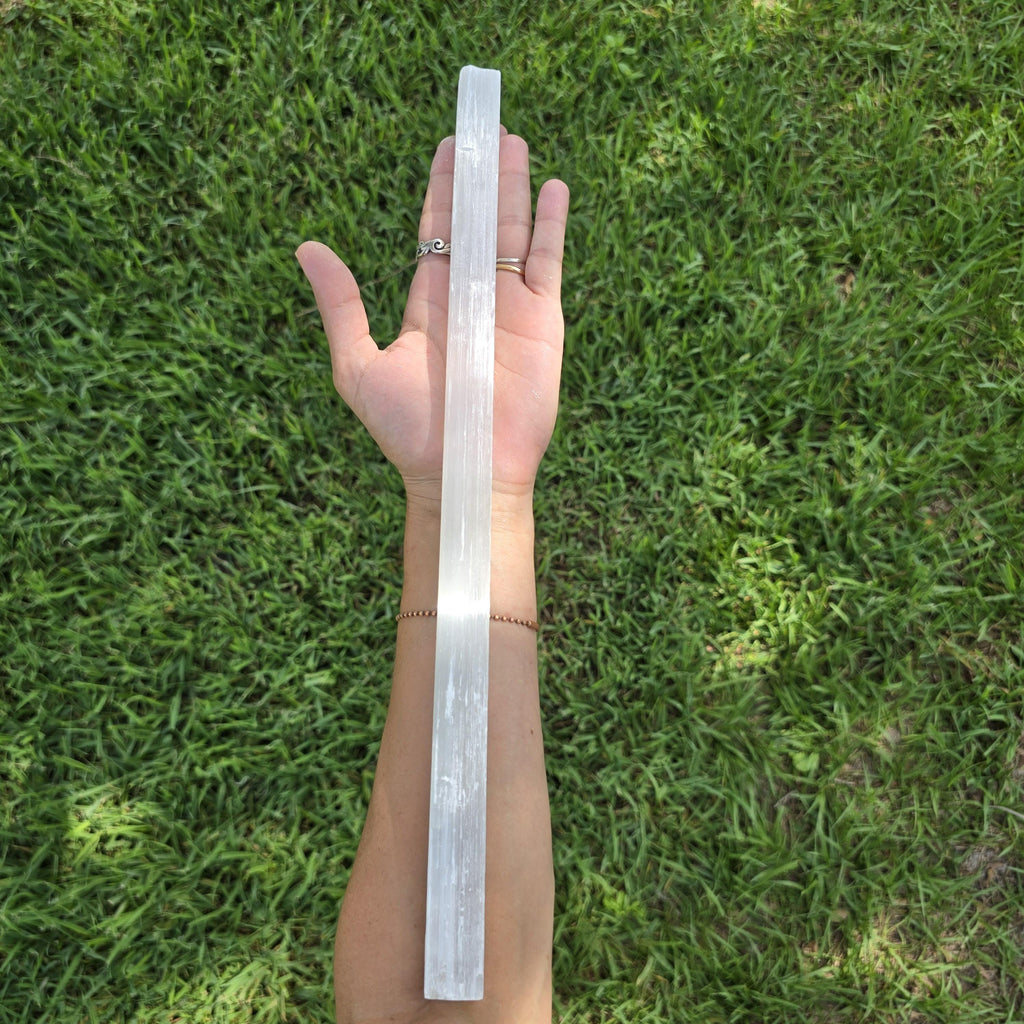 15" Selenite Crystal Wand, Selenite Sticks