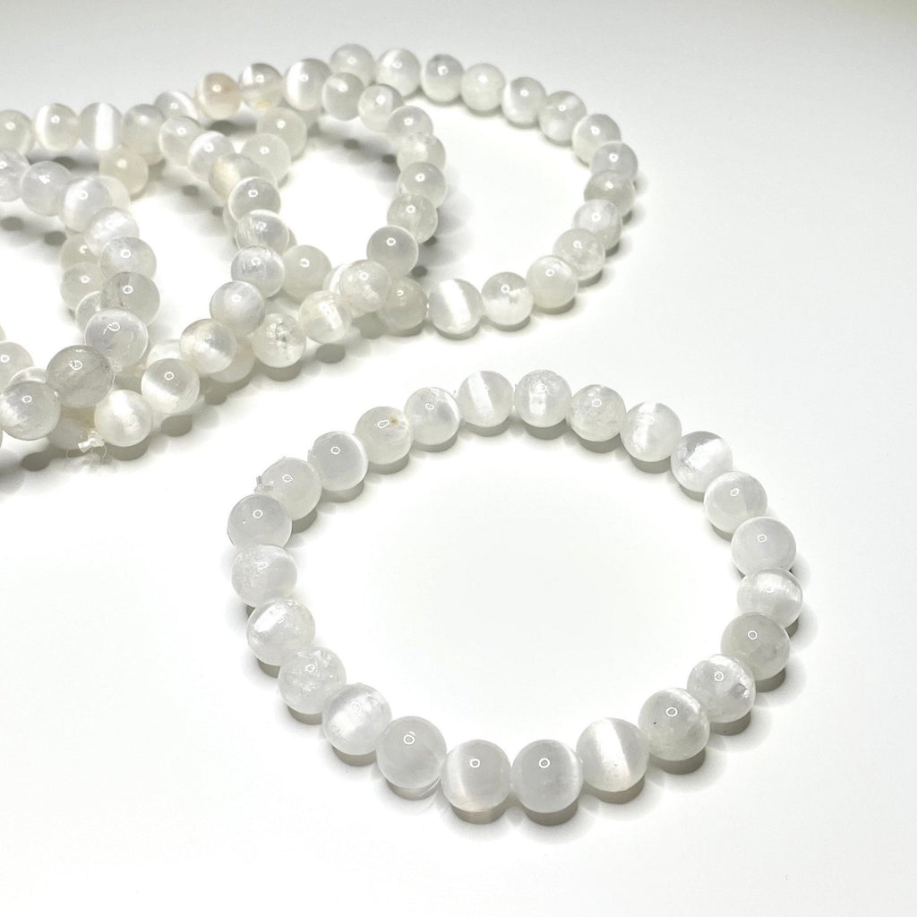 Handmade Selenite Crystal Bracelet