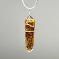 Tigers Eye in Orgonite Pendant Necklace