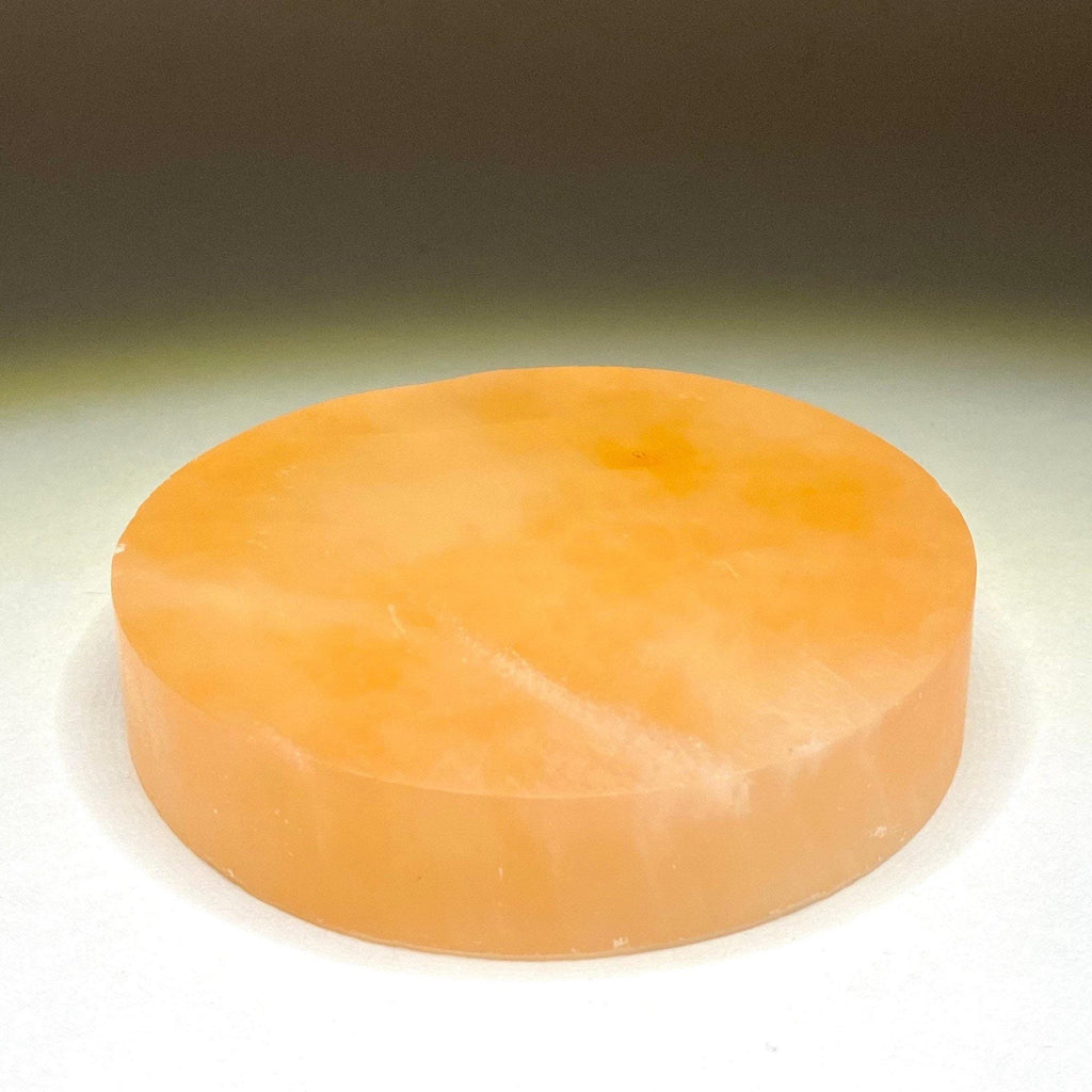 Orange Selenite Charging Plate: Crystal Healing Station